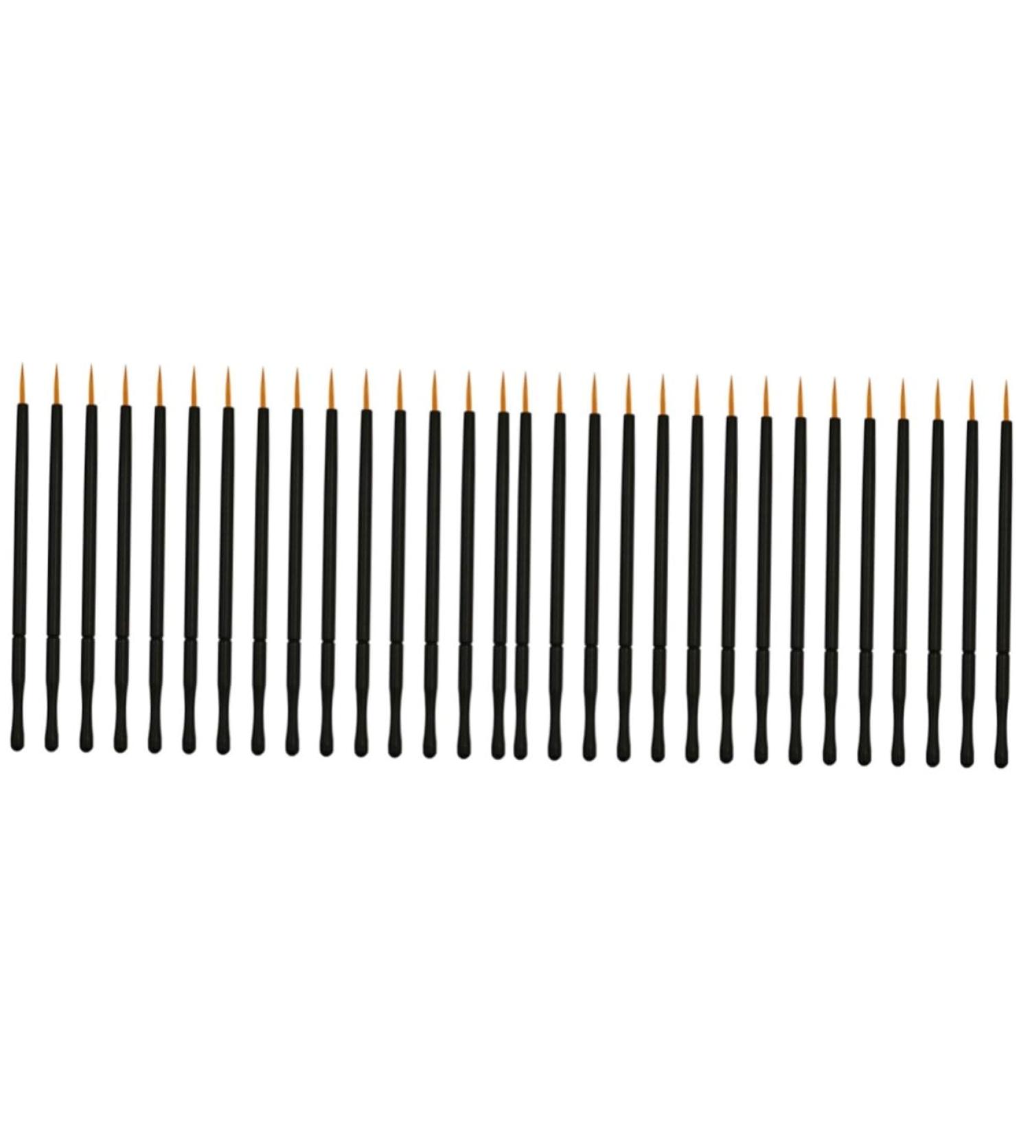 Baluue 100 Pcs Eye Makeup Tools Eyeliner Applicator Tool Gel Eyeliner Pencil Eyeliner Brushes Orange - Buy Online on SooperMarket.com