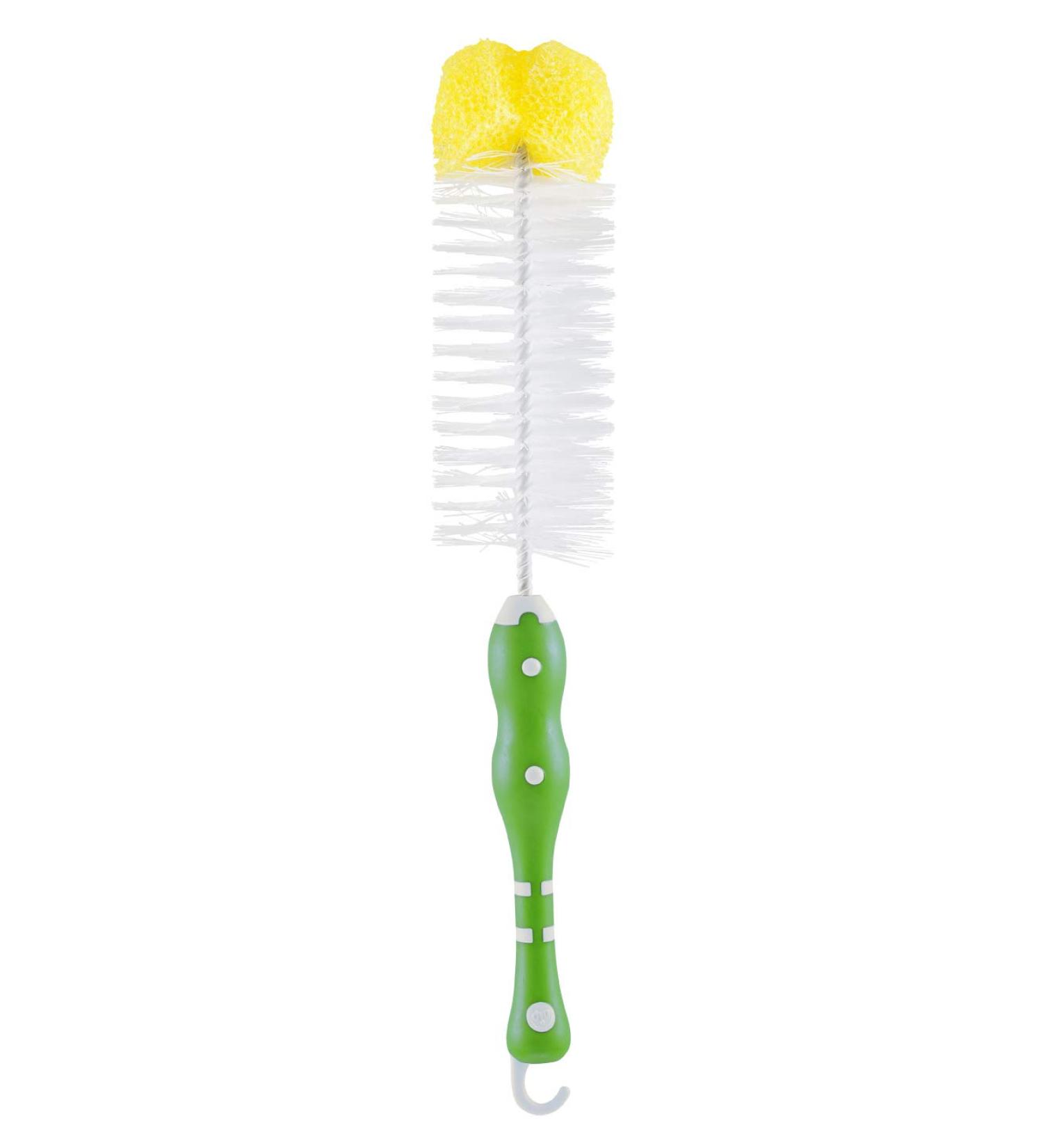 nip bottle brush with anti-slip handle