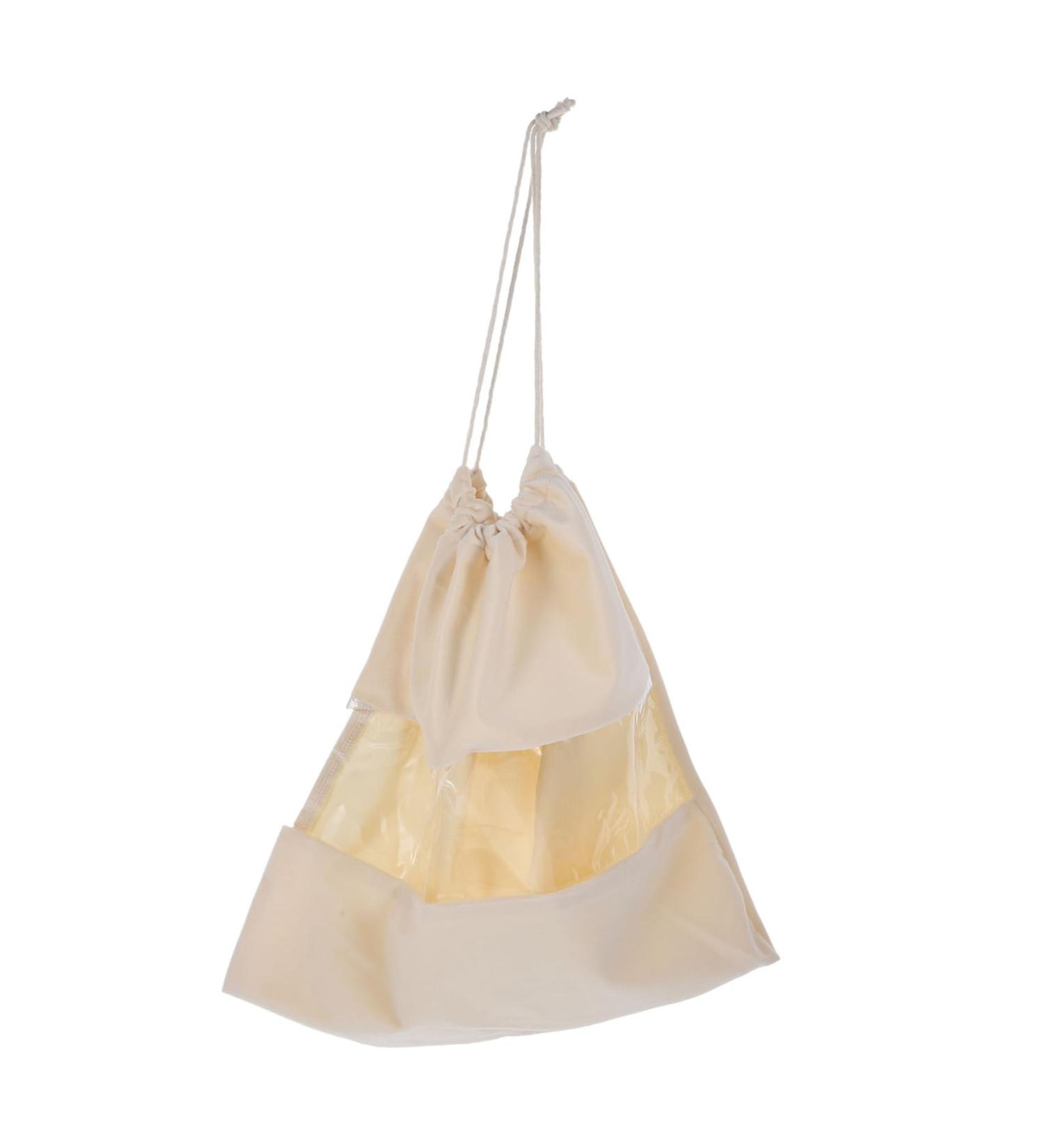 BELLIFFY Hair Dryer Storage Bag Drawstring Bags Multi-use Bag Travel Supplies Cosmetic Bags Storage Organizers Portable Bags Creative Storage Bag Hair Blower Bag Hair Dryer Organizers 32x28x0.6cm Beige - Buy Online on SooperMarket.com