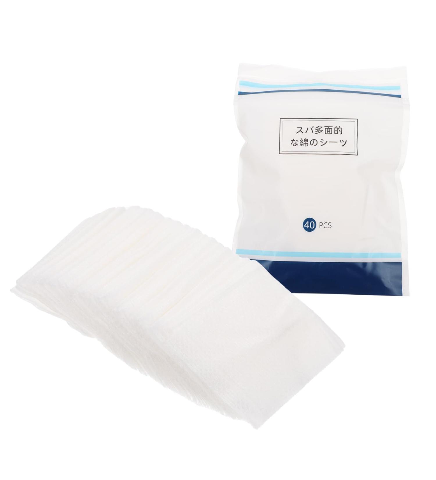 Healeved 8pcs Cotton Pad Eye Cleaning Wipes - Baby Wipes Facial Washing Pads Cosmetic Accessories - 11x10cm White - International Shipping Available - Buy Online on SooperMarket.com