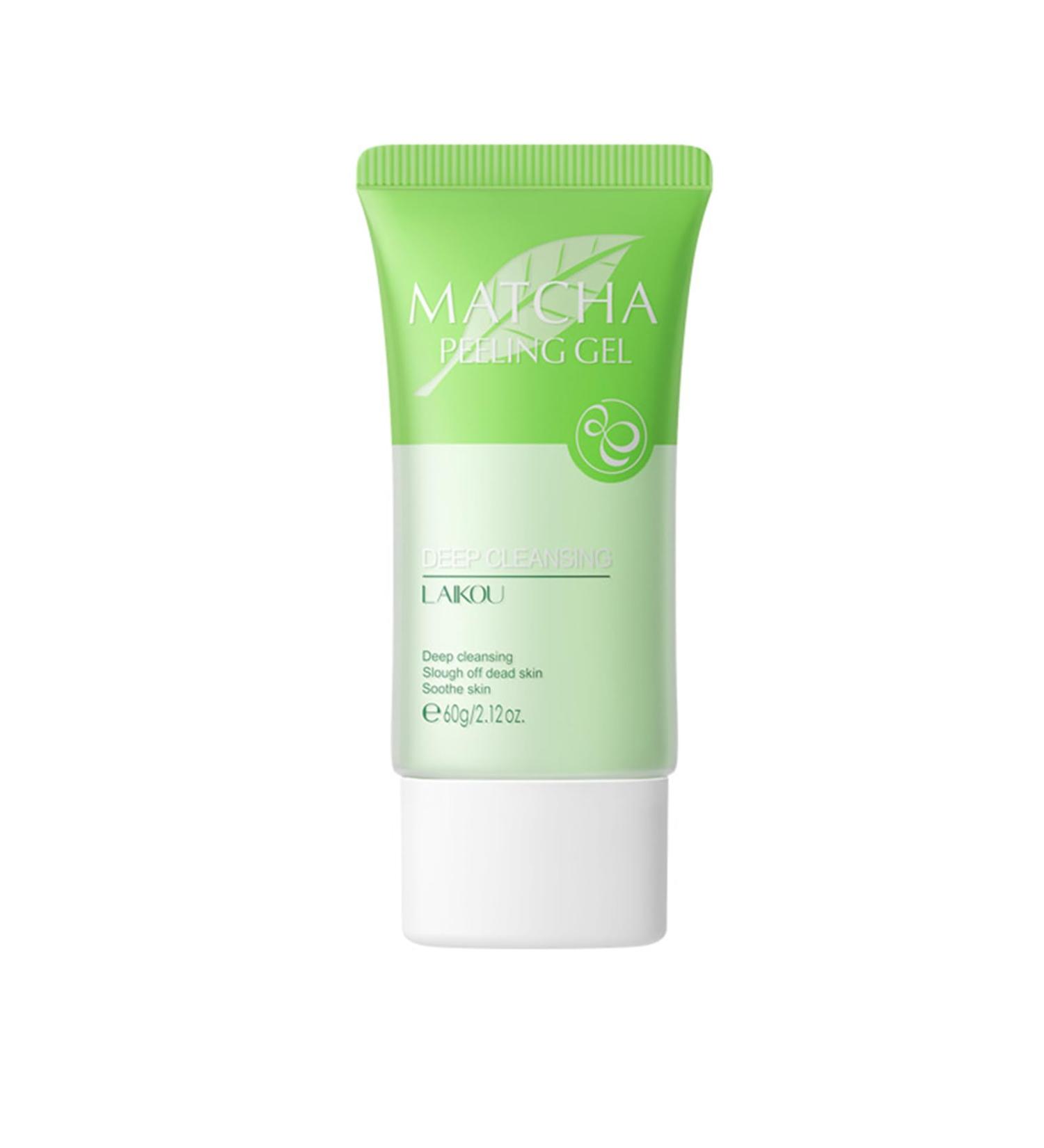 Matcha Peeling Gel - Deep Cleansing Exfoliating Gel for Face & Body | Shrink Pores Hydrate & Improve Skin Tone - 60g - Buy Online on SooperMarket.com