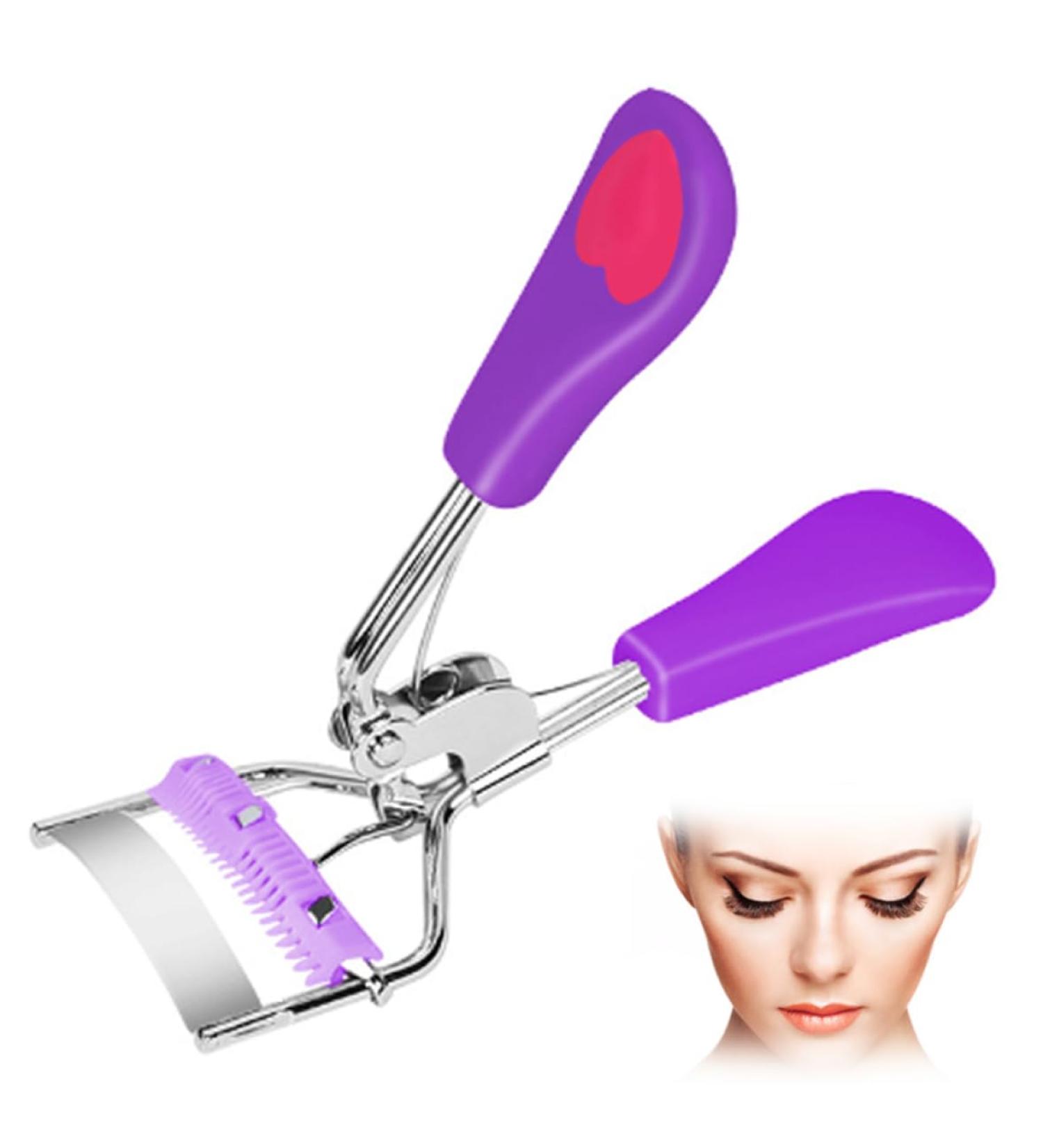 Eyelashes Curler with Comb Eye Lash Curler Separated Lashes Curler Steel Wide Angle Eyelash Comb Eye Makeup Tool Lash Curler for Girls Women - Buy Online on SooperMarket.com