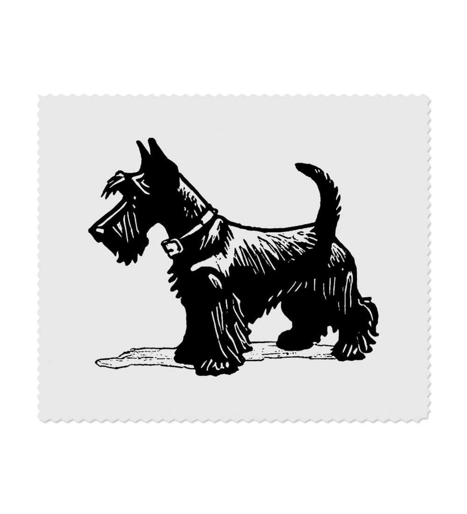Buy 2 x Scottish Terrier Microfiber Cleaning Cloths - Perfect for Pet Lovers | International Shipping Available - Buy Online on SooperMarket.com