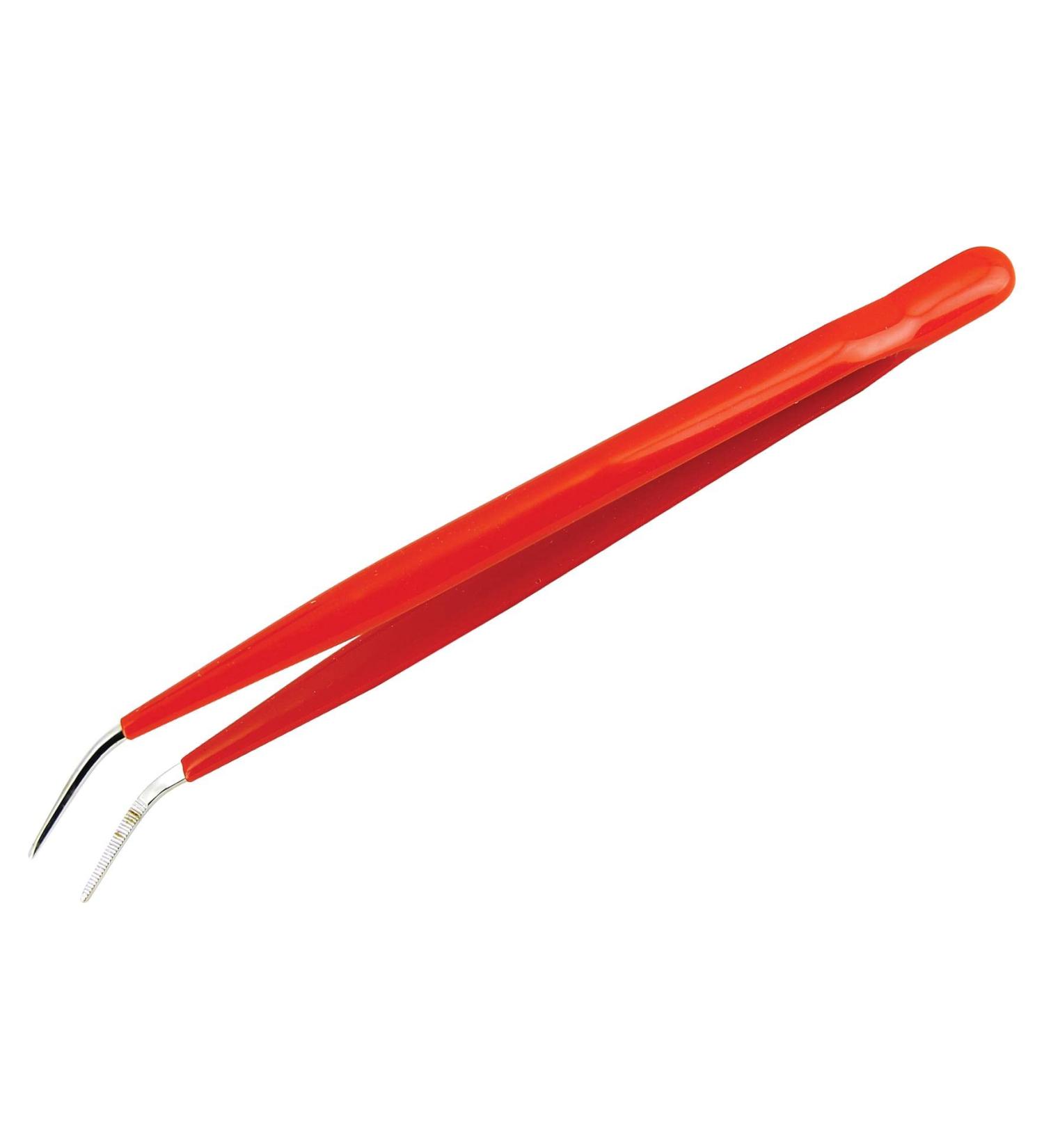 Tweezers curved/pointed 150 mm tweezers and replacement tips 1 piece DT00055