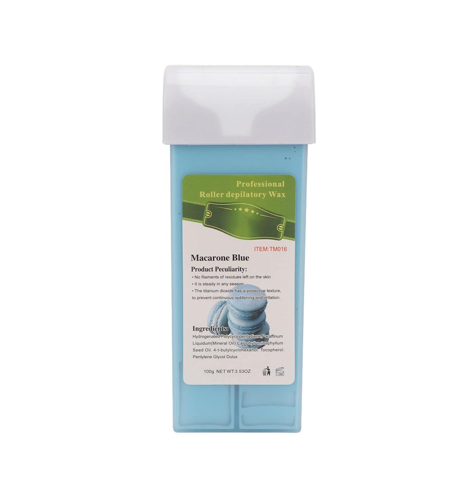 Deproxy Wax Roller Refill Pack - Home Salon Hair Removal Roll-On Cartridge for Joints Arms Legs & More (3.5 oz Macarone Blue) - Buy Online on SooperMarket.com