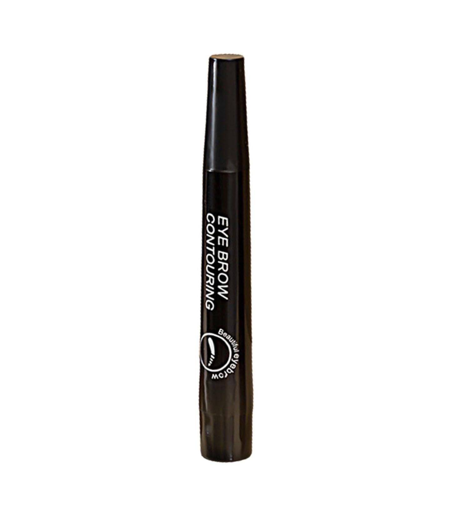 Eyebrow Pen Eye Brow Pencils for Women with 4-Fork-Tip Create Natural Hair-Like Brows Microblading Eyebrow Pen (Black) - Buy Online on SooperMarket.com