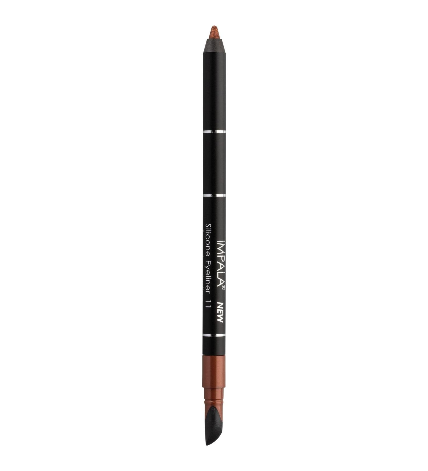 IMPALA Waterproof Eyeliner No. 11 Brown Glitter | Defined Line or Smudged Effect | Creamy Texture | Long-Lasting & Water-Resistant - Buy Online on SooperMarket.com