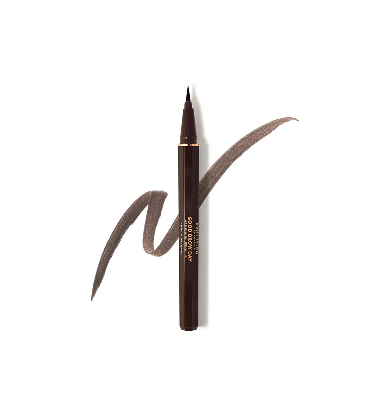 Profusion Cosmetics Good Brow Day Waterproof Eyebrow Pen - Long-Lasting Dark Brown for Effortless Seamless Brows | International Shipping Available - Buy Online on SooperMarket.com