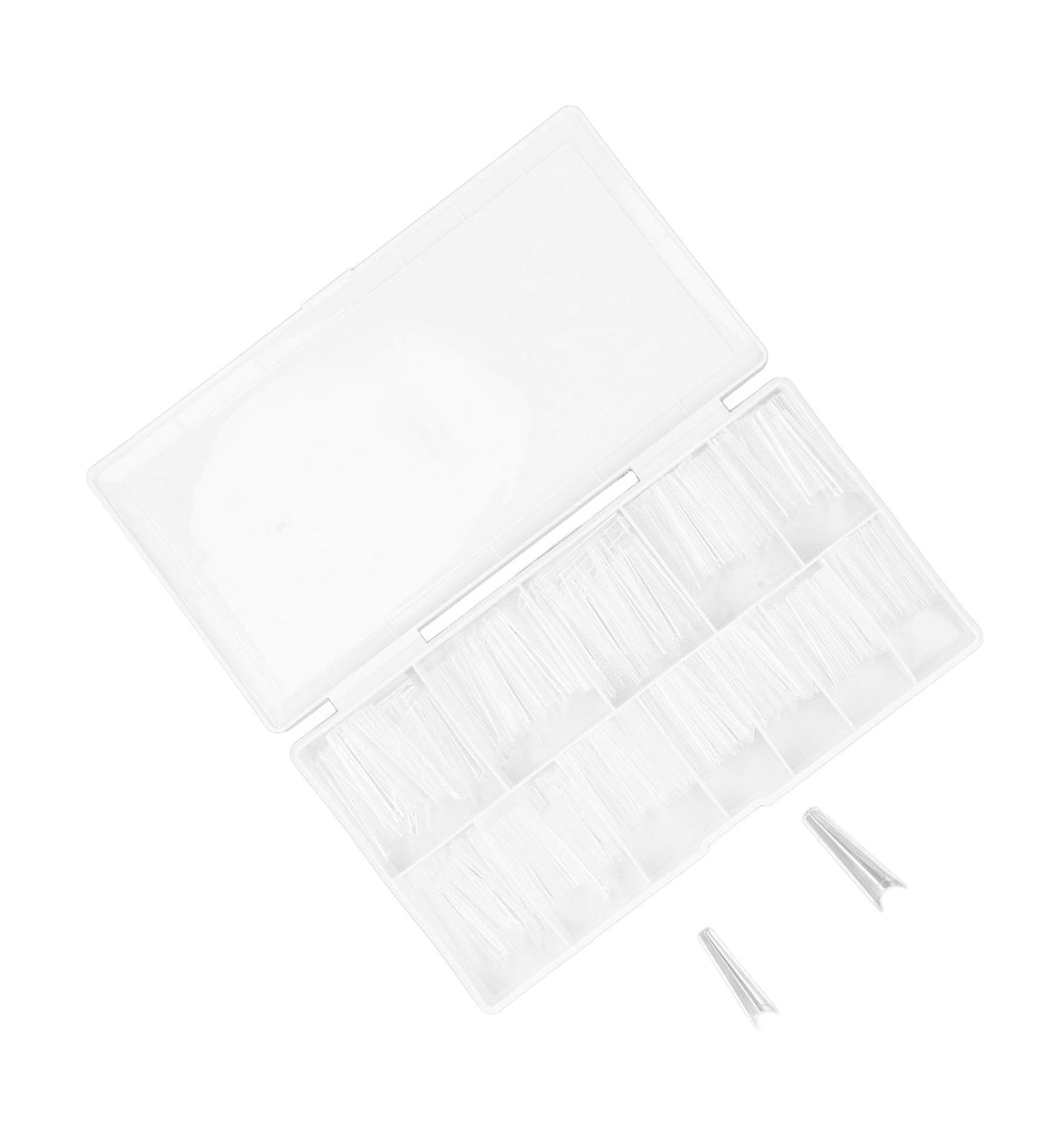 Clear Long Fake Nails Ultra Thin XXL Fake Nails Tips for Wedding - Buy Online on SooperMarket.com