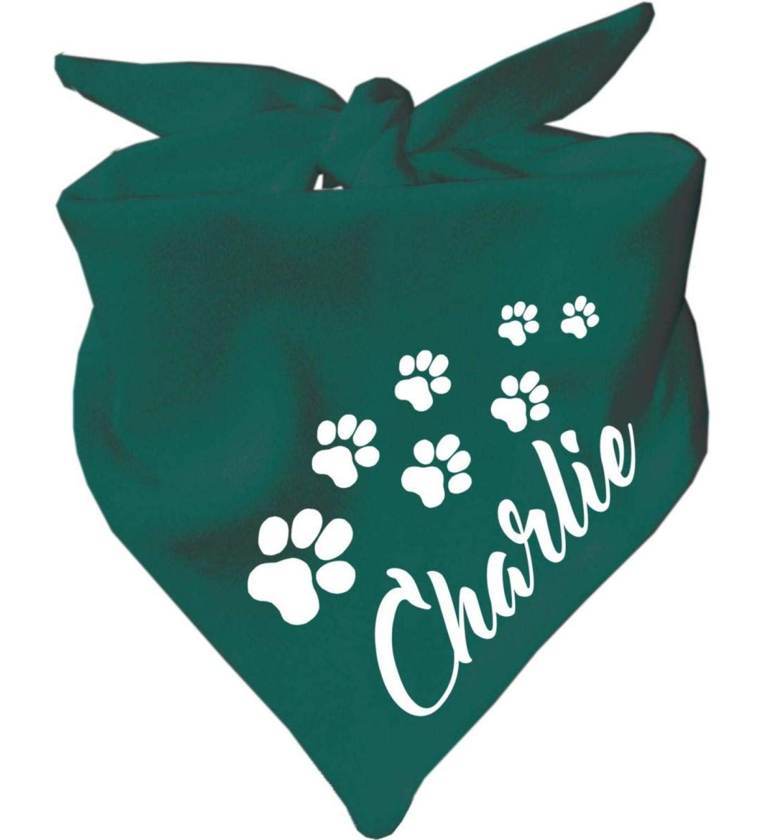 Stylish Dog Triangular Scarf in Turquoise - Size 2 (68 cm) for Fashionable Pets - Buy Online on SooperMarket.com