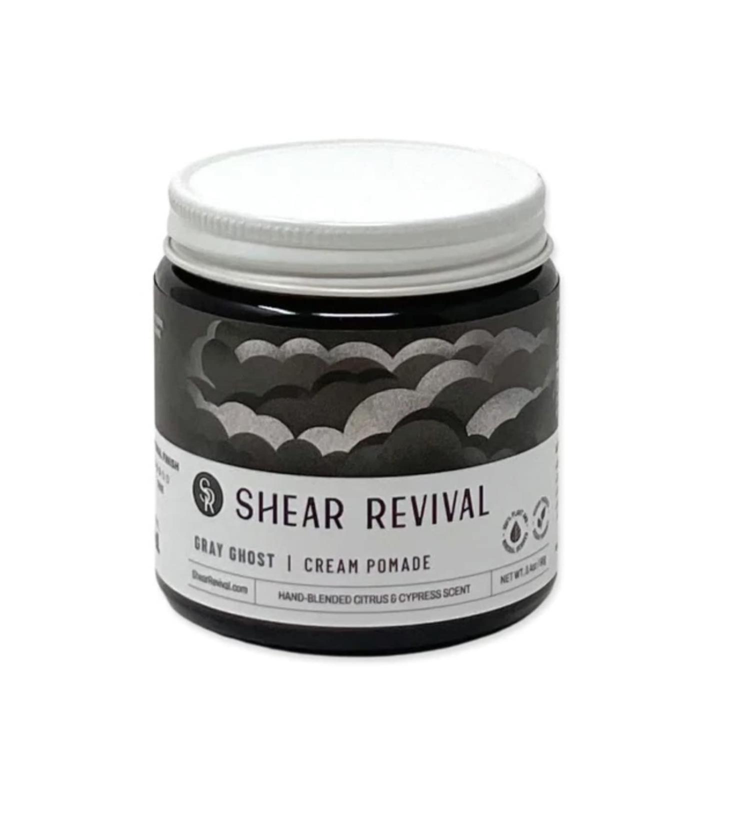 Gray Ghost Strong Hold Vegan Cream by Shear Revival - Long-lasting Style and Hold - Buy Online on SooperMarket.com