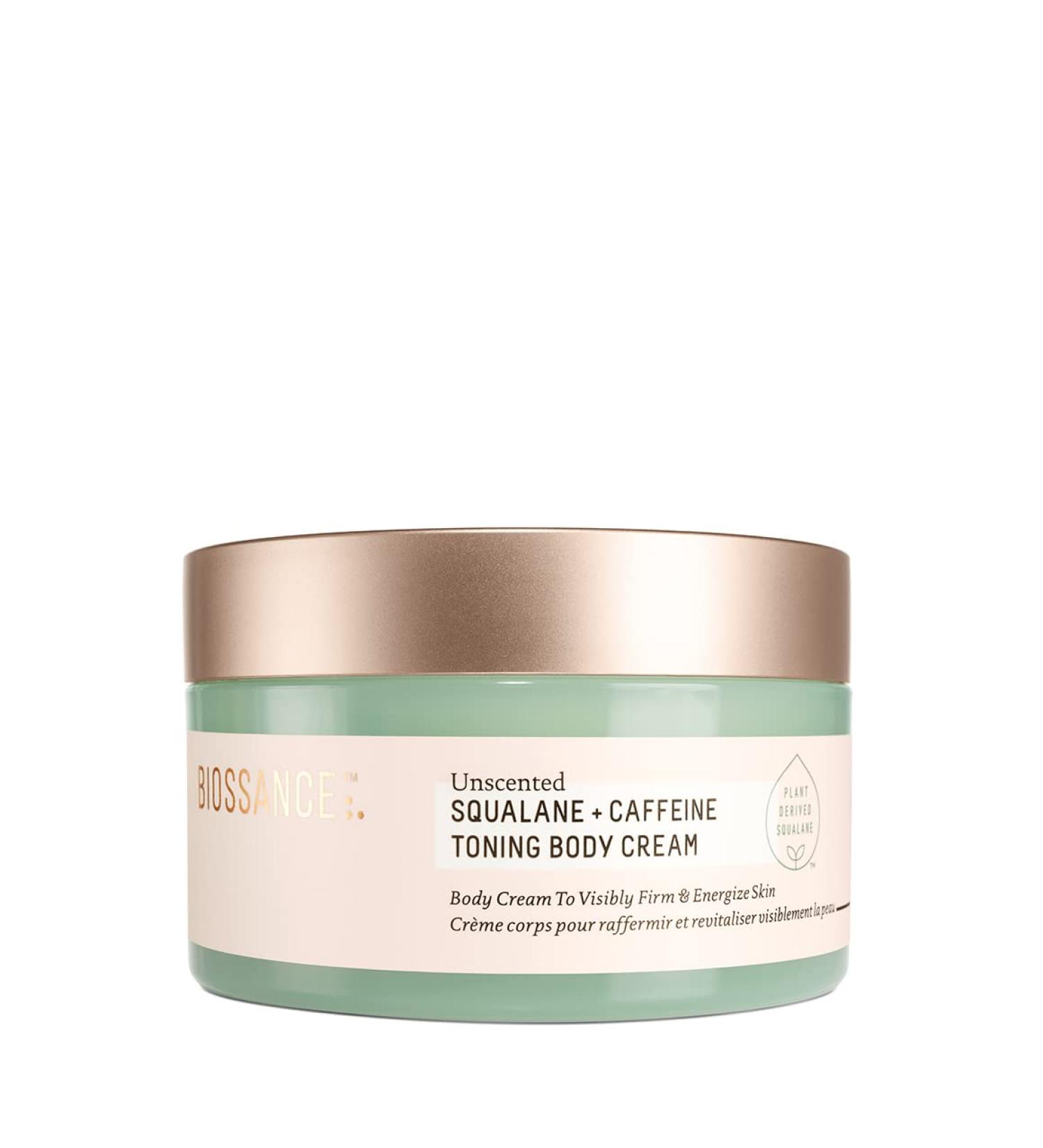 Biossance Squalane + Caffeine Toning Body Cream - Firming and Nourishing Formula with Caffeine and Niacinamide (6.7 oz) - Buy Online on SooperMarket.com