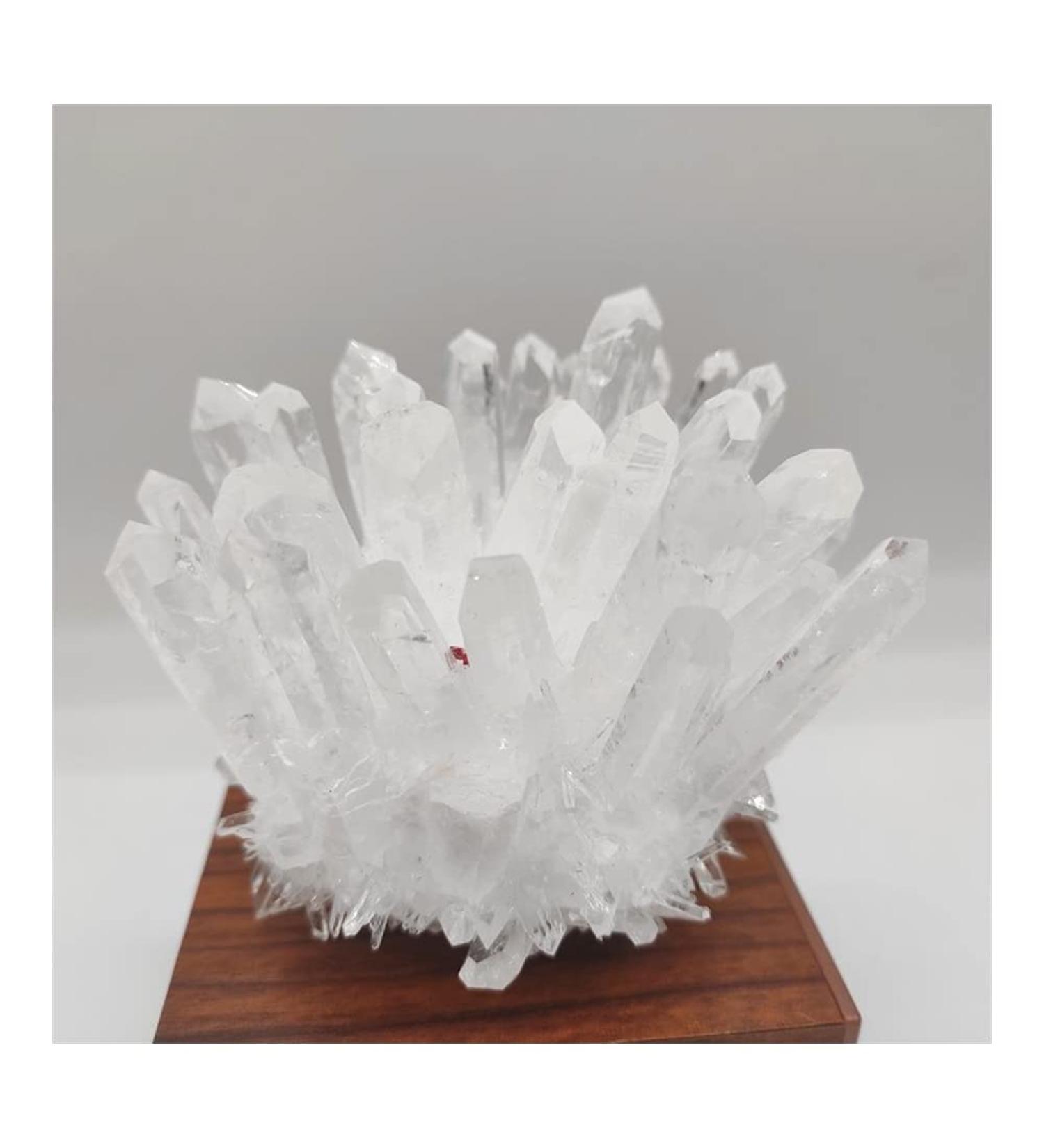 Home Decor 1pcs Natural Raw Quartz White Clear Crystal Cluster Stones Crystal Point Specimen Home Decoration Raw Crystals Mi Soothing Crystal Household Crystal Cluster (Size : 600-700g) - Buy Online on SooperMarket.com