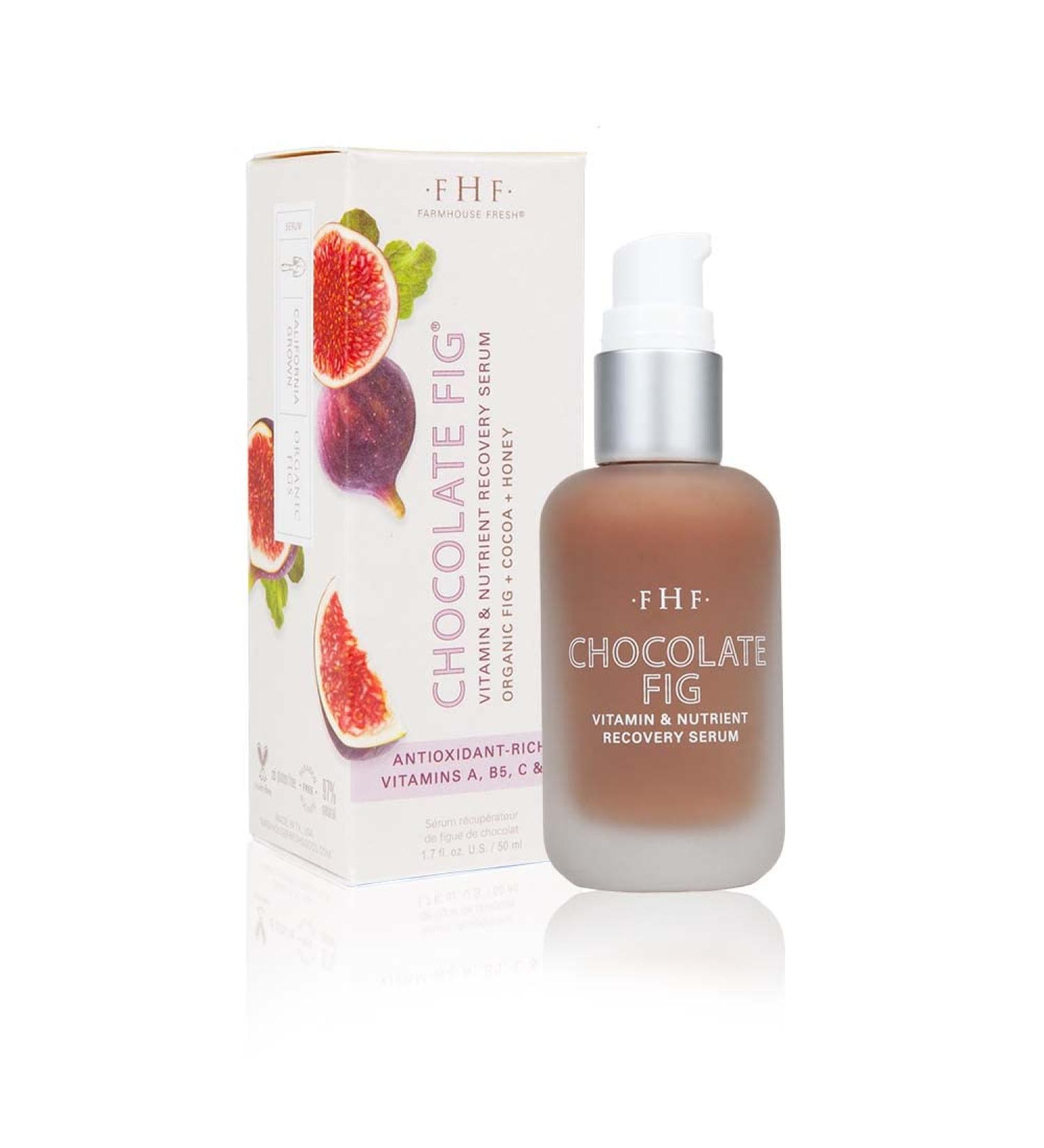 FarmHouse Fresh Chocolate Fig Vitamin Recovery Serum 1.7 fl. oz. | Nourishing Facial Serum - Buy Online on SooperMarket.com