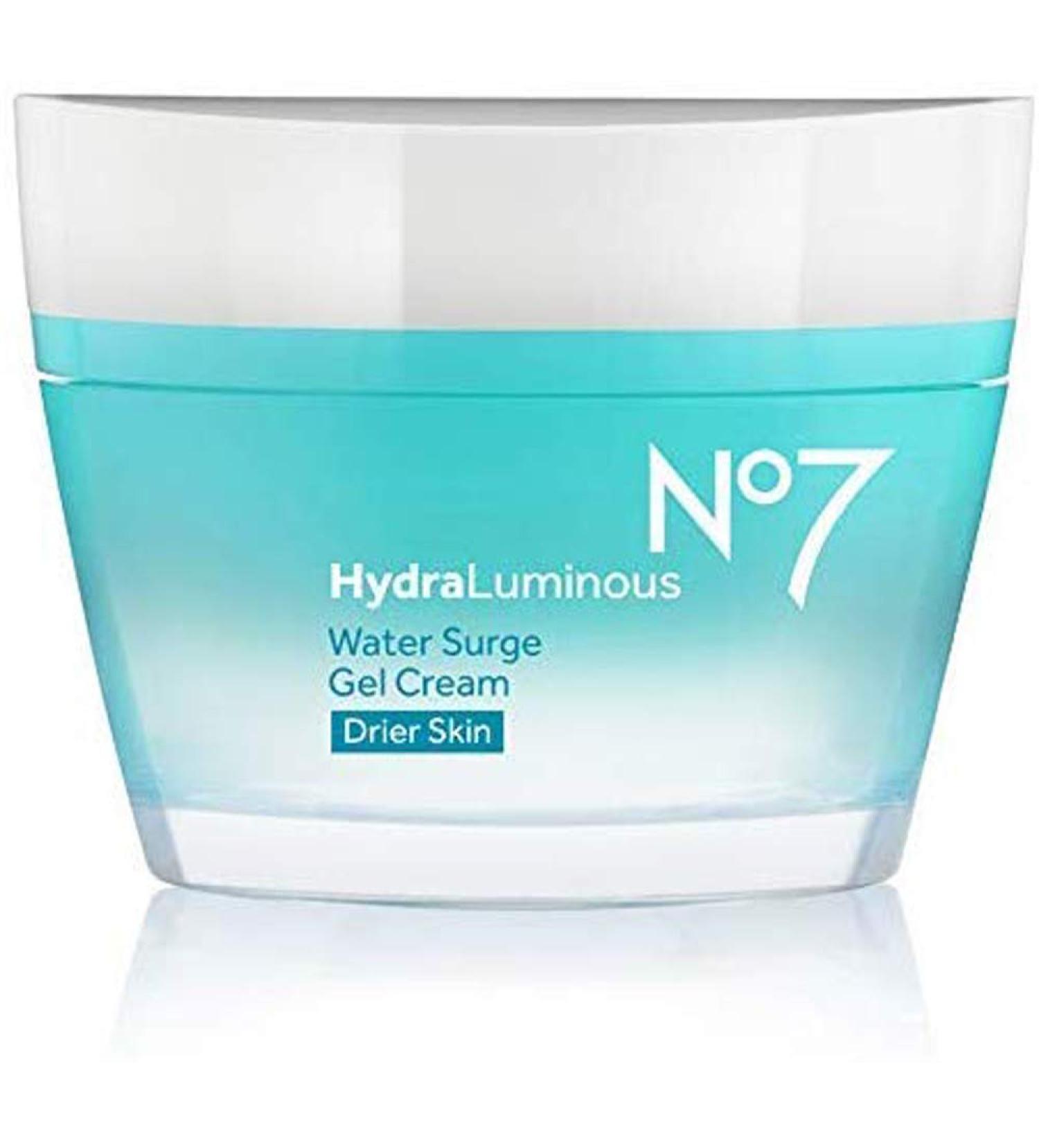 No7 Hydraluminous Water Surge Gel Cream - Vitamin C + E Face Moisturizer - 50ml - Buy Online on SooperMarket.com