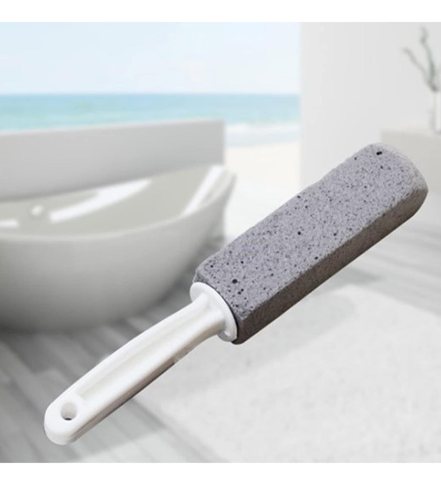  2 Pack Pumice Stone Toilet Bowl Cleaner with Extra Long Handle Stain Remover Pumice Toilet Cleaning Brush Also Cleans Limescale Hard Water Rings Tiles Iron and - Buy Online on SooperMarket.com