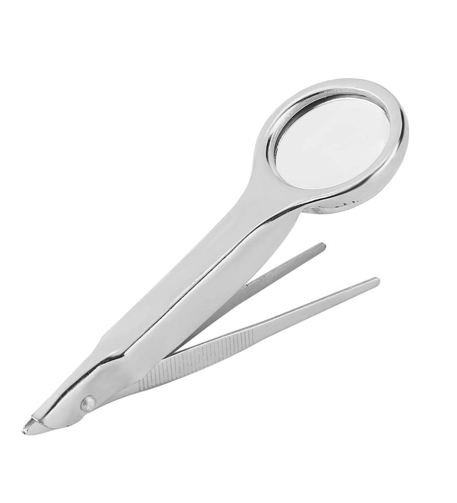July Gift Magnifying Glass Tweezer Multi-Functional Tweezer with Magnifier 10X Magnifier Professional Tools Portable for Home Use Watchmakers Busniess Use Wacth Repair - Buy Online on SooperMarket.com