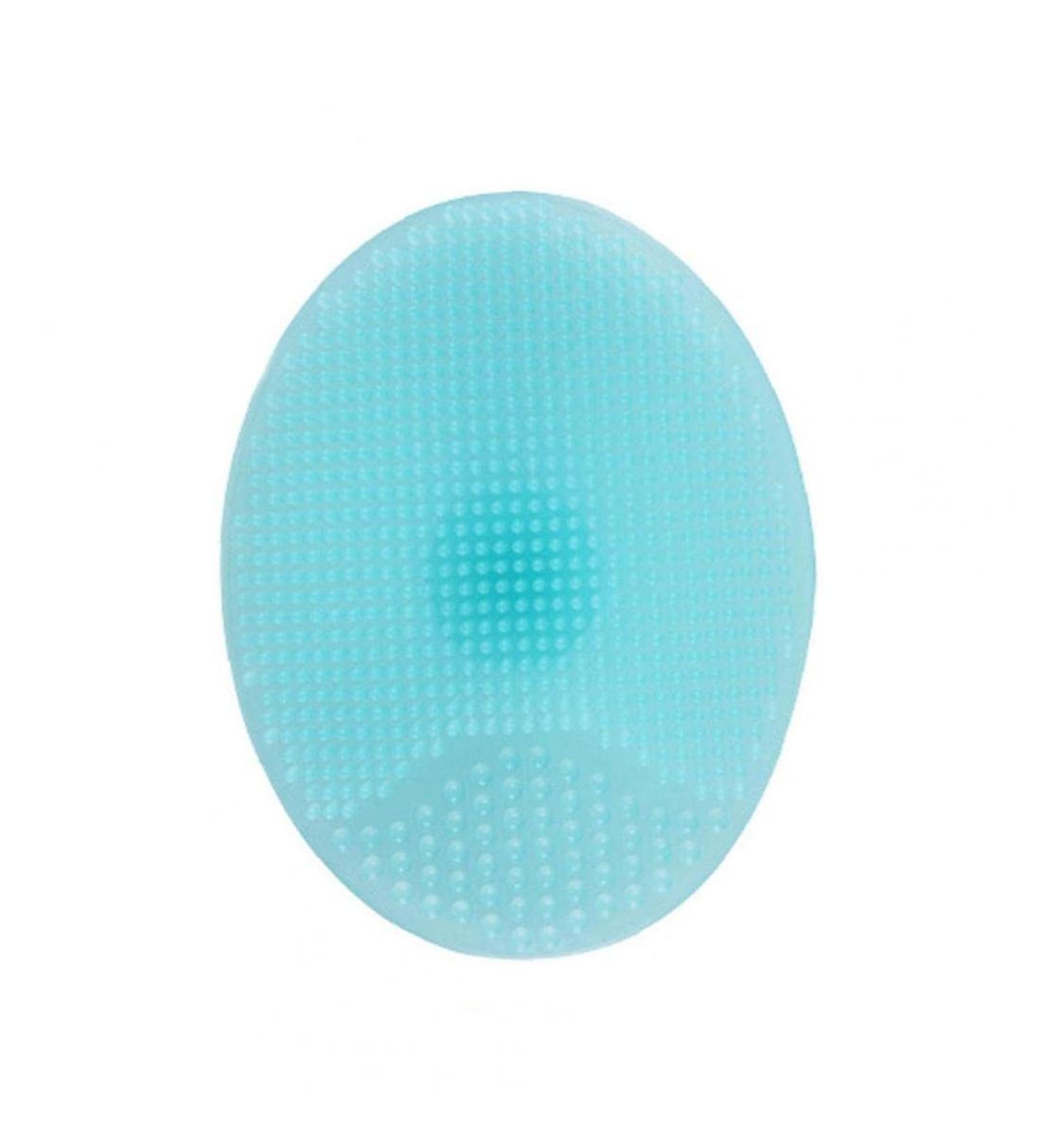 1 Pack Face Scrubber Soft Silicone Cleansing Brush Face Exfoliator Blackhead Pore Pad Cap Face Wash Brush for Deep Cleaning Skin Care Blue - Buy Online on SooperMarket.com