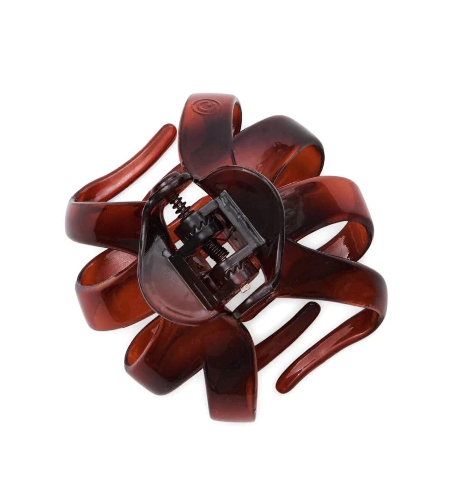Gimme Beauty Strong ClickFit Claw Clip in Brown for All Hair Types - Trendy Hair Accessory for All Genders - Firm Hold, No-Slip Design - 1 pc - Buy Online on SooperMarket.com