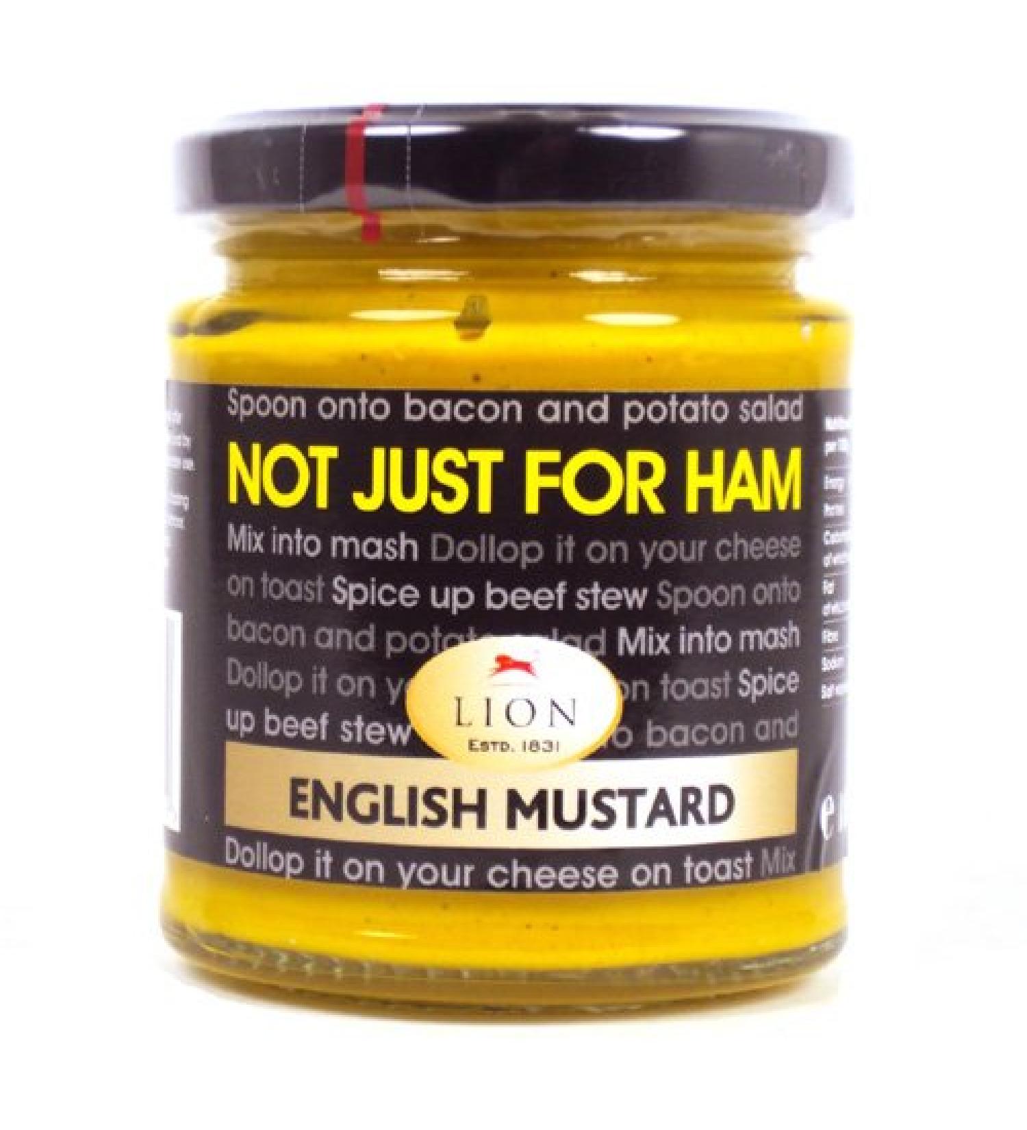 Lion English Mustard 185g