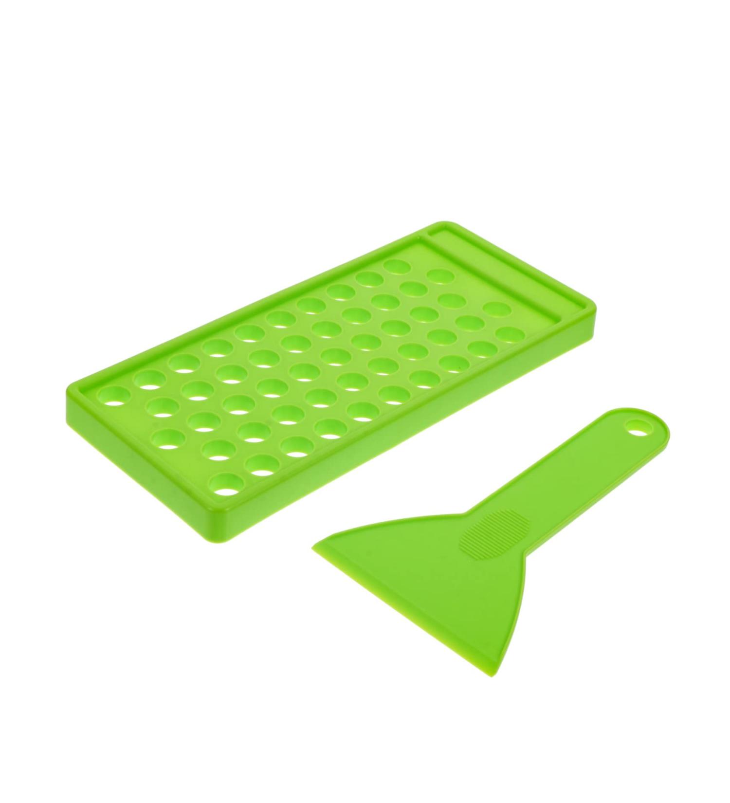 Mikinona Lip Balm Base Lip Balm Holder 50 Lipstick Filling Mold Crafting Supplies Plastic Manual Lip Gloss Making Kit Lipstick Filling Tray - Buy Online on SooperMarket.com
