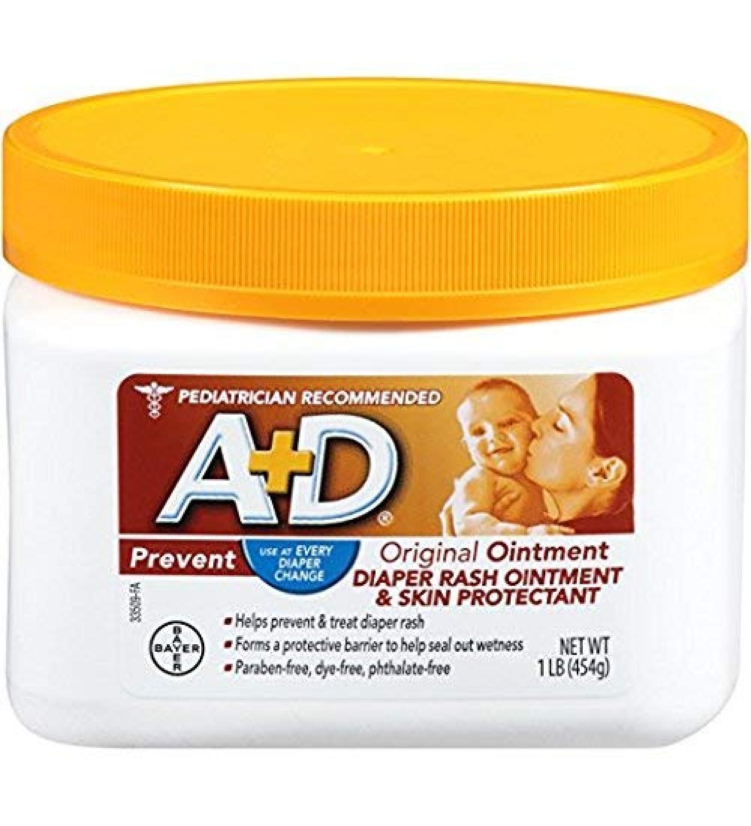 A+D Original Ointment 1 Lb Tub 16 FL OZ (Pack of 2)