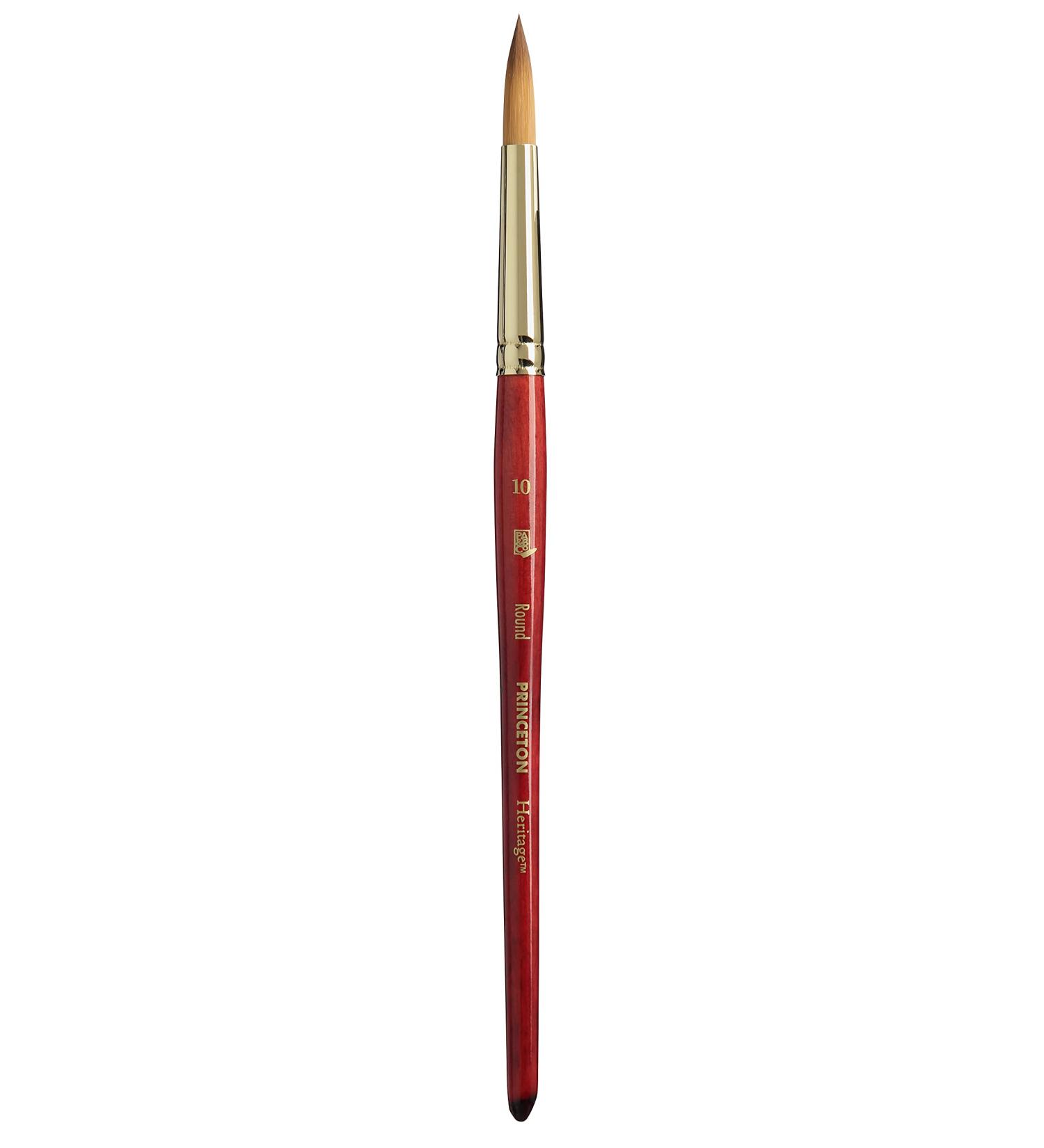 Princeton 4050 Synthetic Sable Watercolor Brush - Size 10 Round, Short Handle - Buy Online on SooperMarket.com