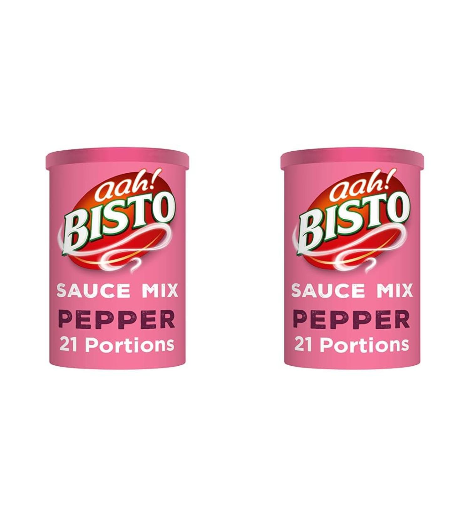 Bisto Deliciously Creamy Pepper Sauce Mix 185 g Drum (Pack of 2)