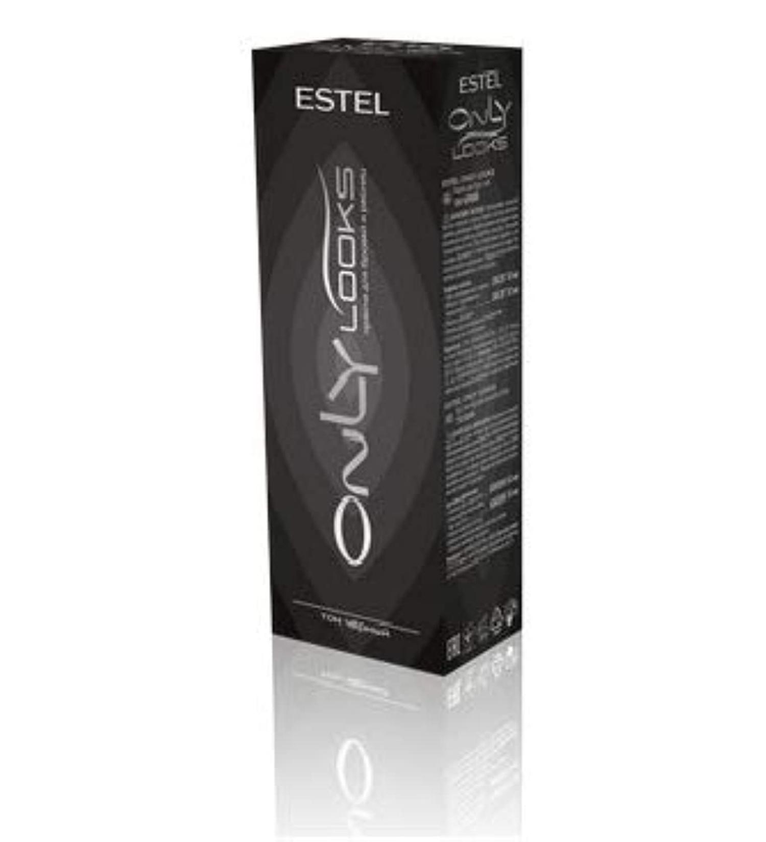 ESTEL ONLY LOOKS Professional Eyebrow Eyelash Tint Dye (Black)