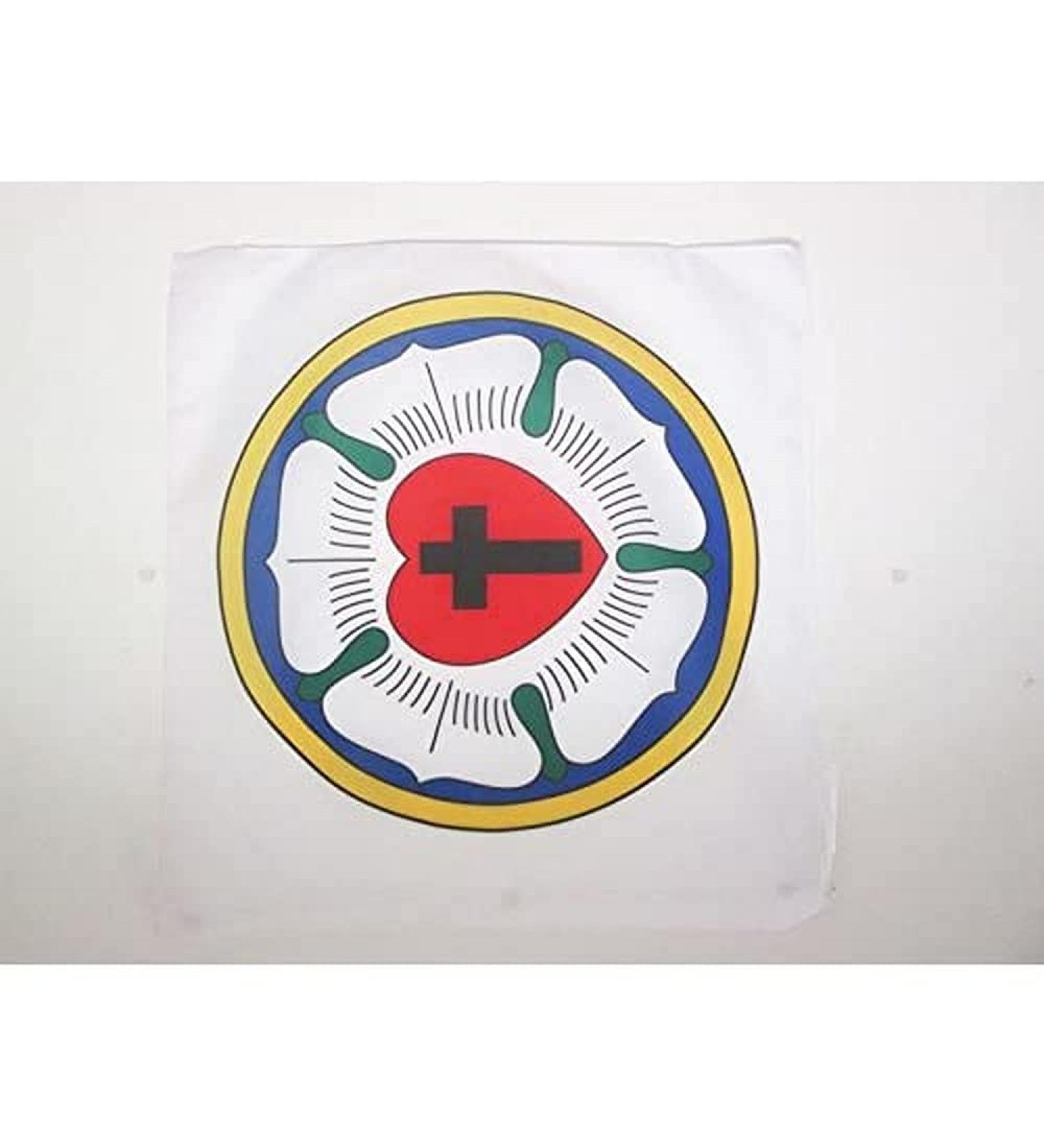 AZ FLAG Flag EVANGELICAL LUTHERAN Churches 90x90cm - LUTHERAN Flag 90 x 90 cm Sheath for Mast - Flags Top Quality