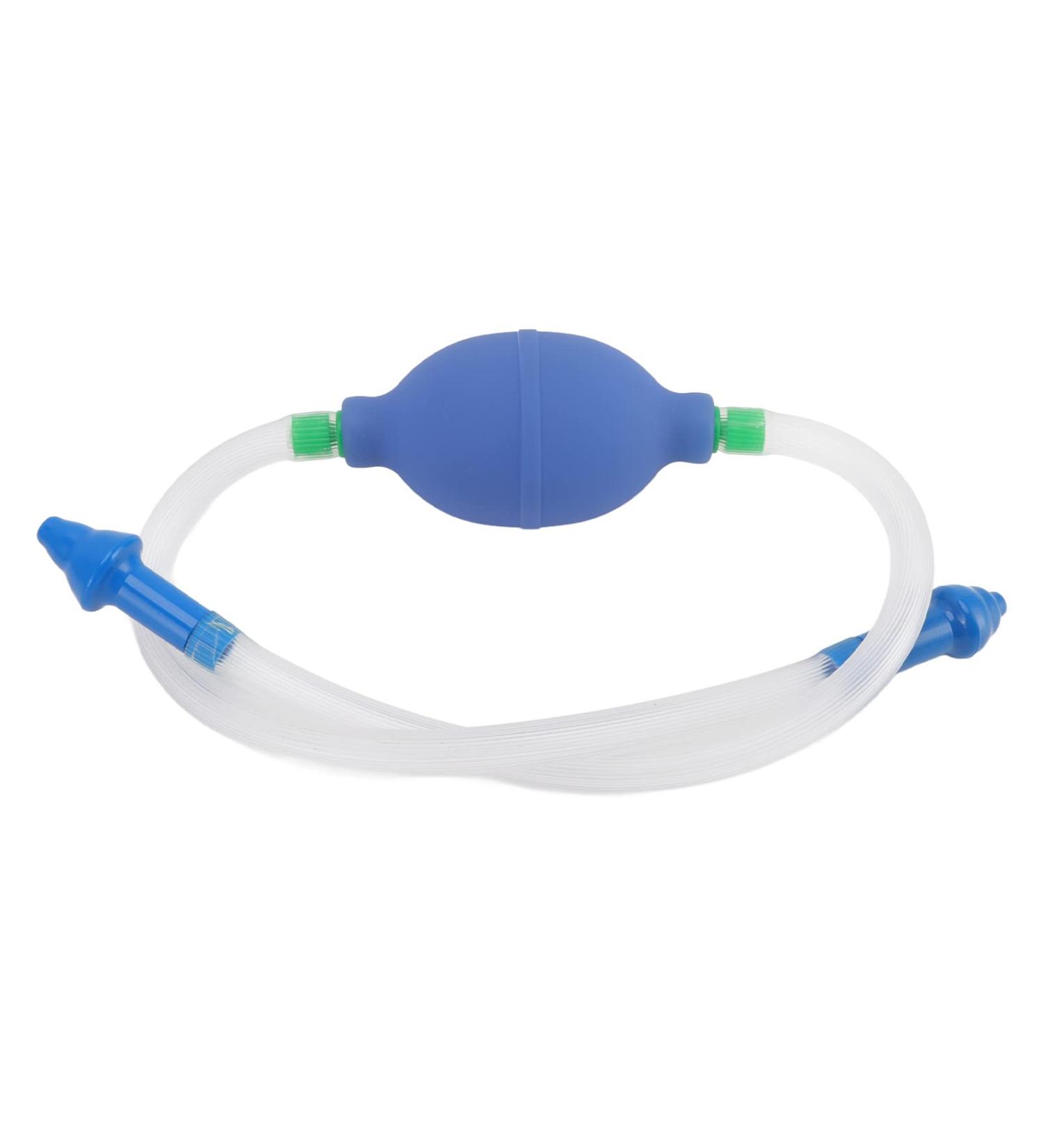 Enema Set for Constipation Relief | Blue Plastic Ball-Shaped Enema Syringe | International Shipping Available - Buy Online on SooperMarket.com