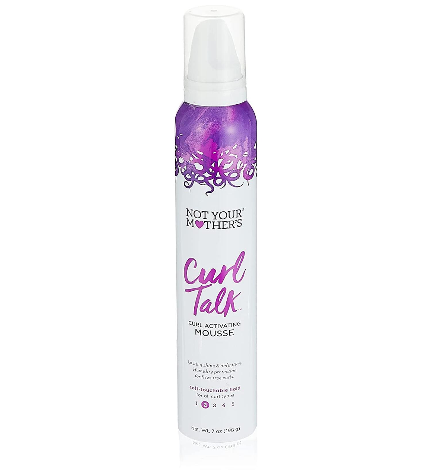 Not Your Mother's Curl Talk Curl Activating Mousse - 7 oz | Defined Curls & Frizz Control - Buy Online on SooperMarket.com
