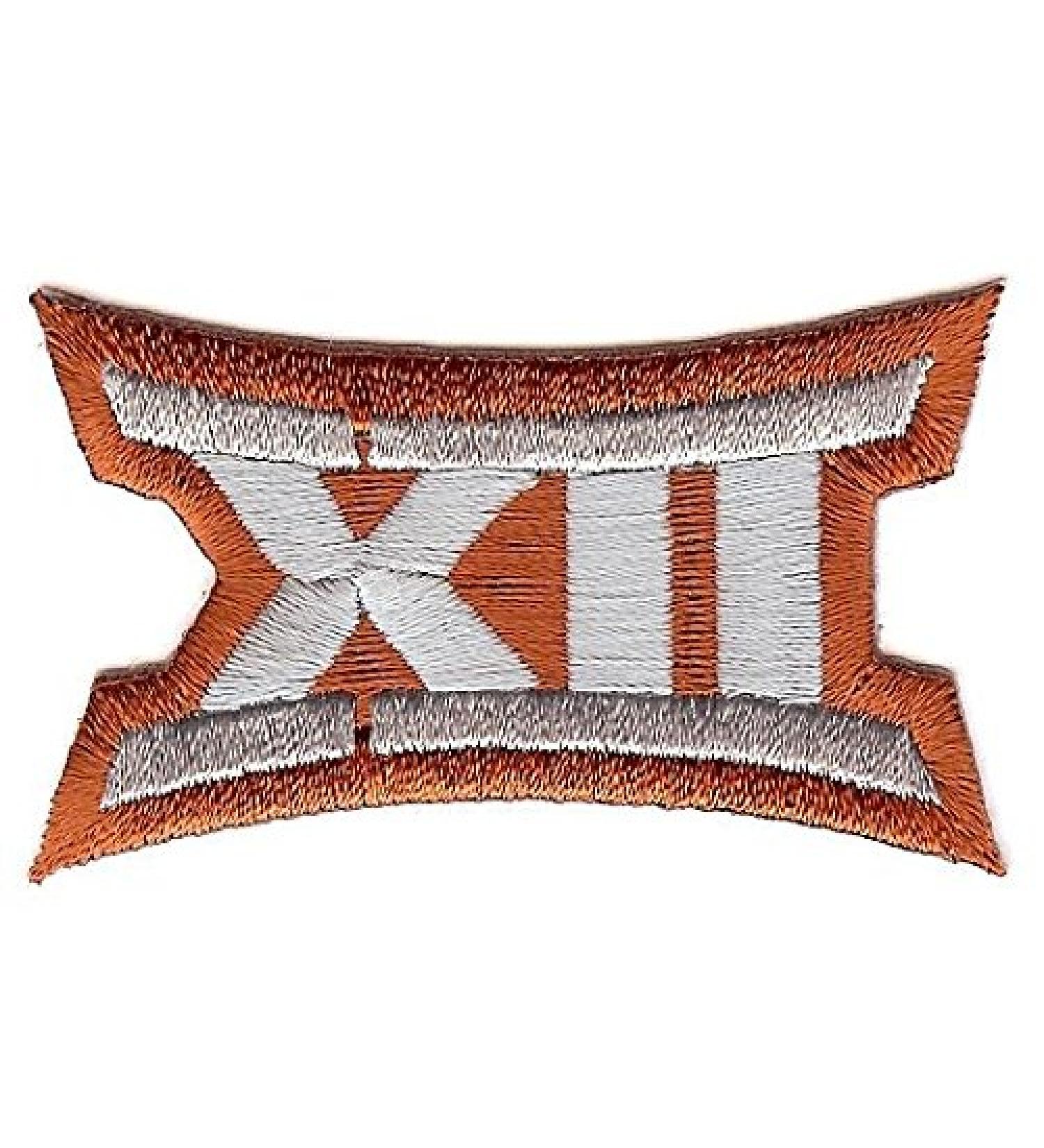 Big 12 XII Conference Team Jersey Uniform Patch Texas Longhorns