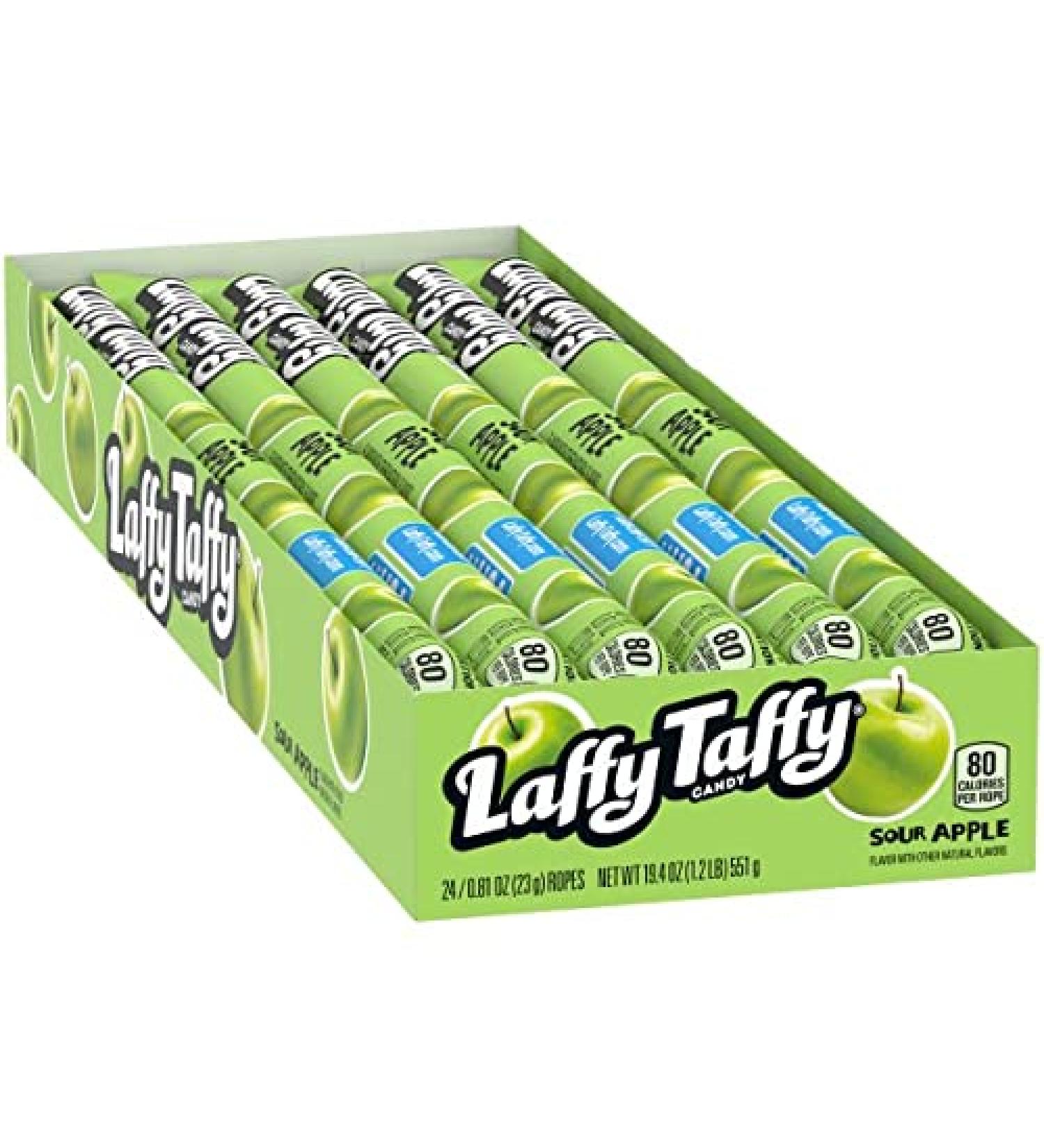 Laffy Taffy Ropes - Sour Apple 24 count box by Laffy Taffy - Buy Online on SooperMarket.com