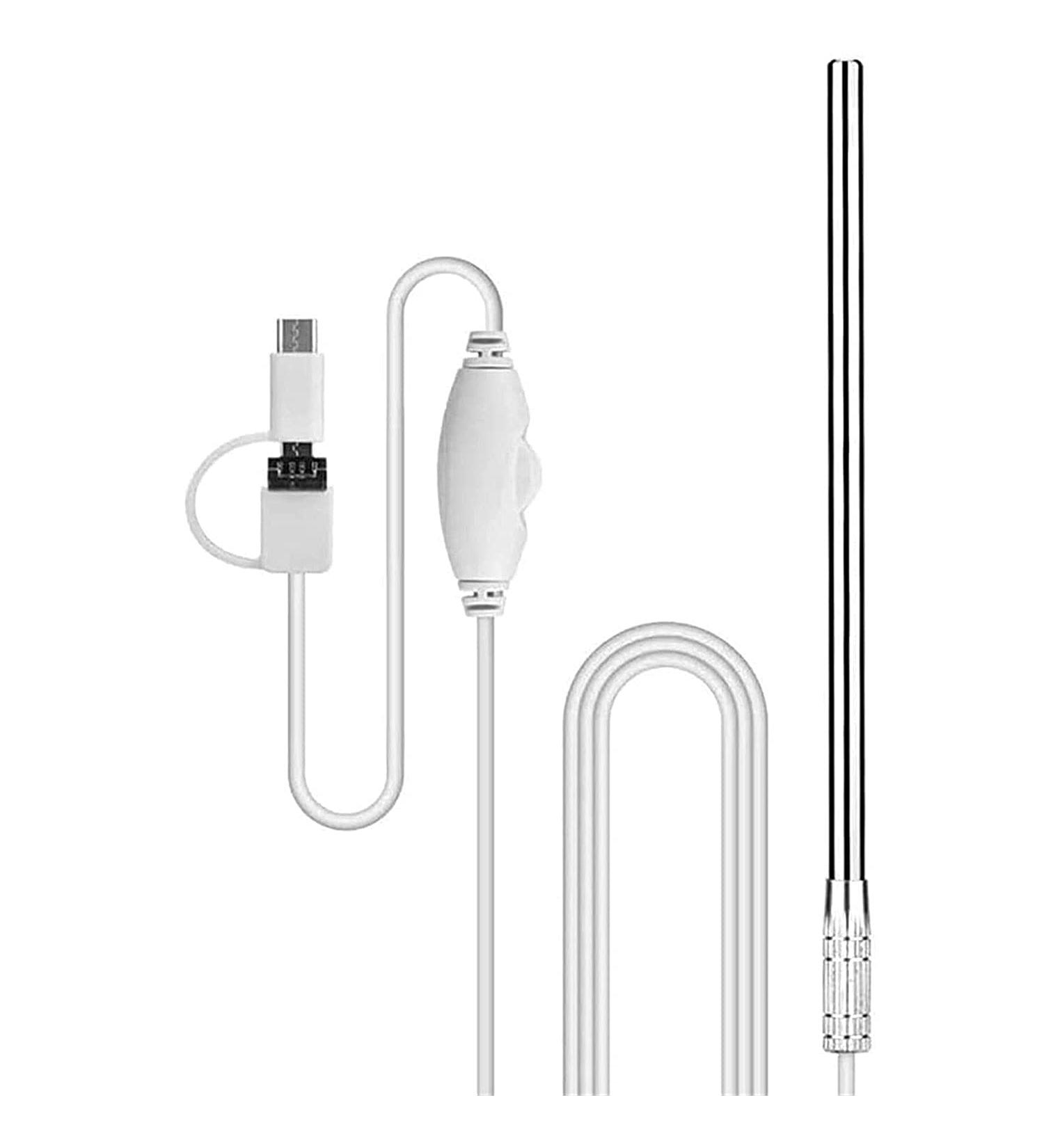 KANDUO Ear Wax Removal 5.5mm Otoscope with LED Lights - Ear Cleaning Camera Tool - Buy Online on SooperMarket.com