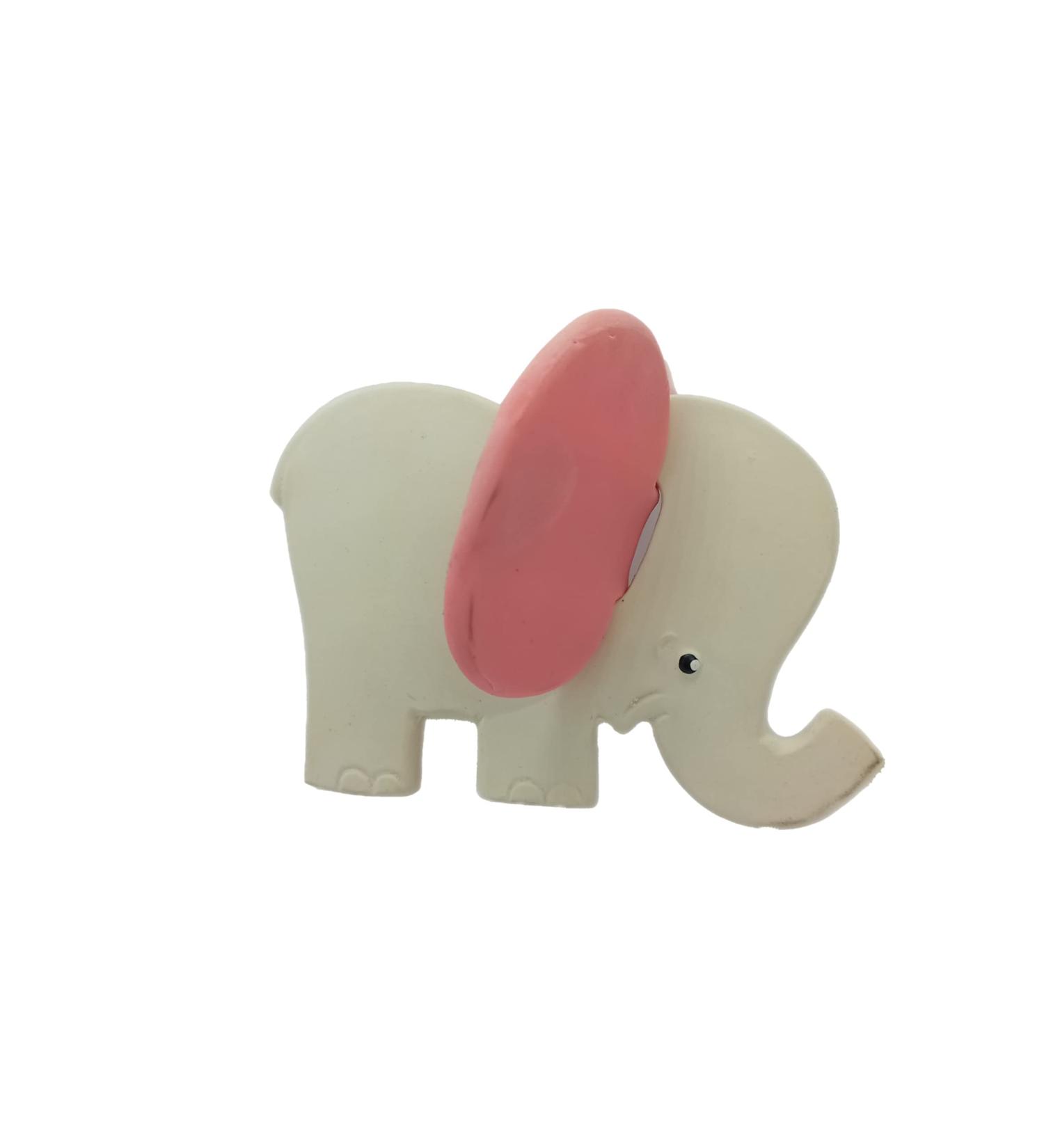 Buy Lanco Teething Ring Elephant Ears - 100% Natural Rubber White | Safe & Eco-Friendly | International Shipping Available - Buy Online on SooperMarket.com