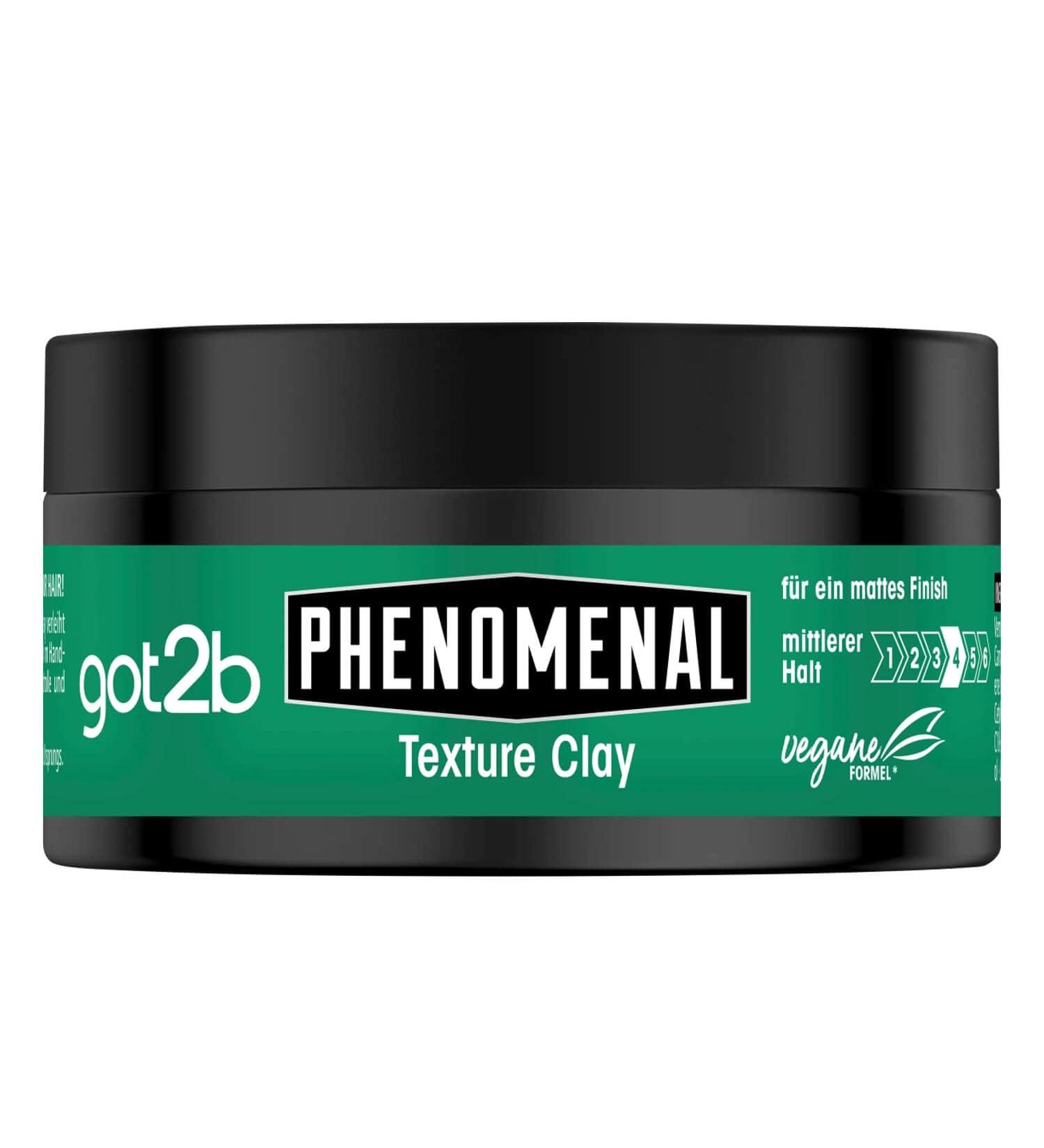 Schwarzkopf got2b phenomenal Mann O Mann Texture Clay 1 pack (1 x 100ml) Unscented 100 ml (1 pack)