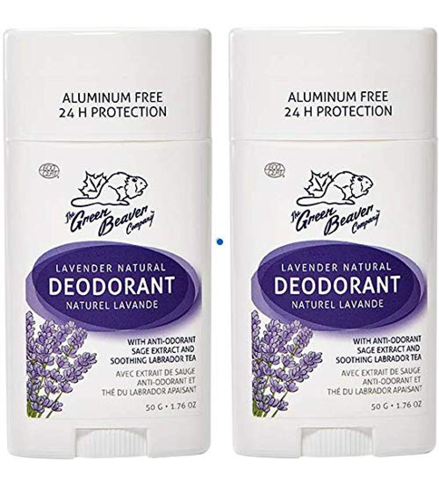 Green Beaver All Natural Body Deodorant Paraben & Aluminum-Free Vegan For Normal & Sensitive Skin Lavender 2-pack Lavender (2 Pack) - Buy Online on SooperMarket.com