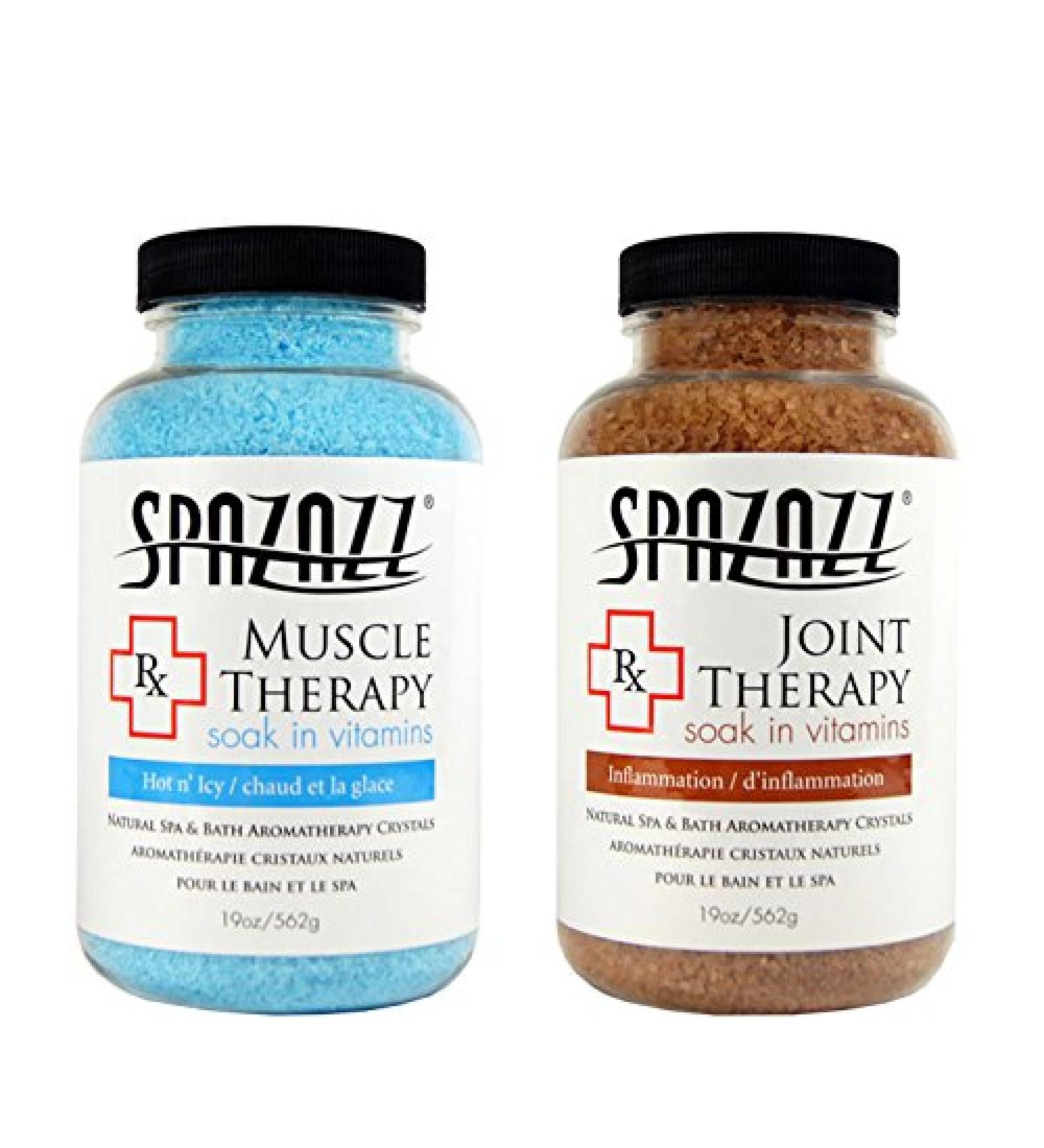 Spazazz Aromatherapy Spa and Bath Crystals -Therapy (2 Pack) (Muscular/Joint Therapy - 2 PK)