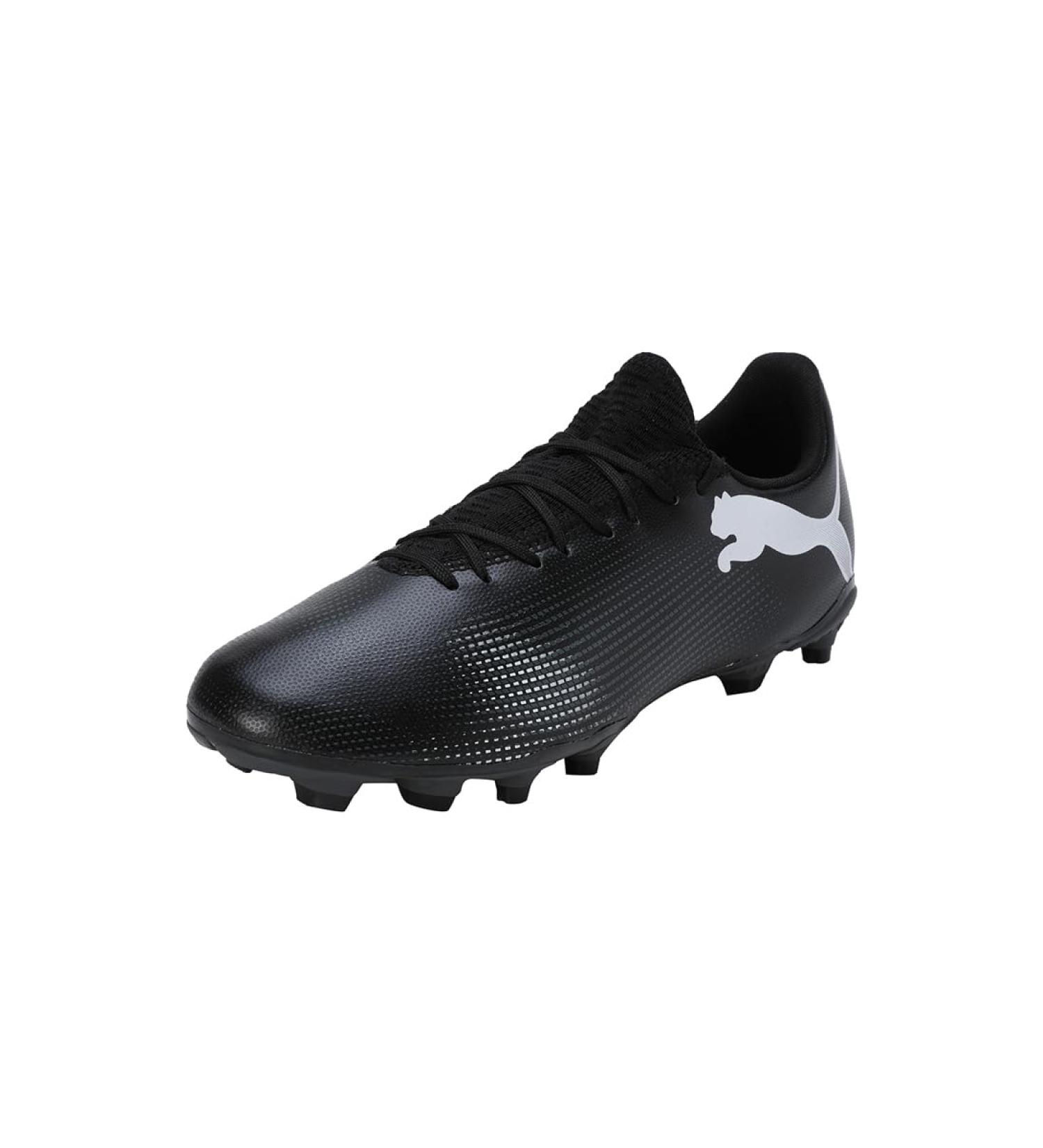 PUMA Men's Future 7 Play FG/AG Soccer Shoe - Black/White Size 43 EU - Ideal for International Shipping - Buy Online on SooperMarket.com