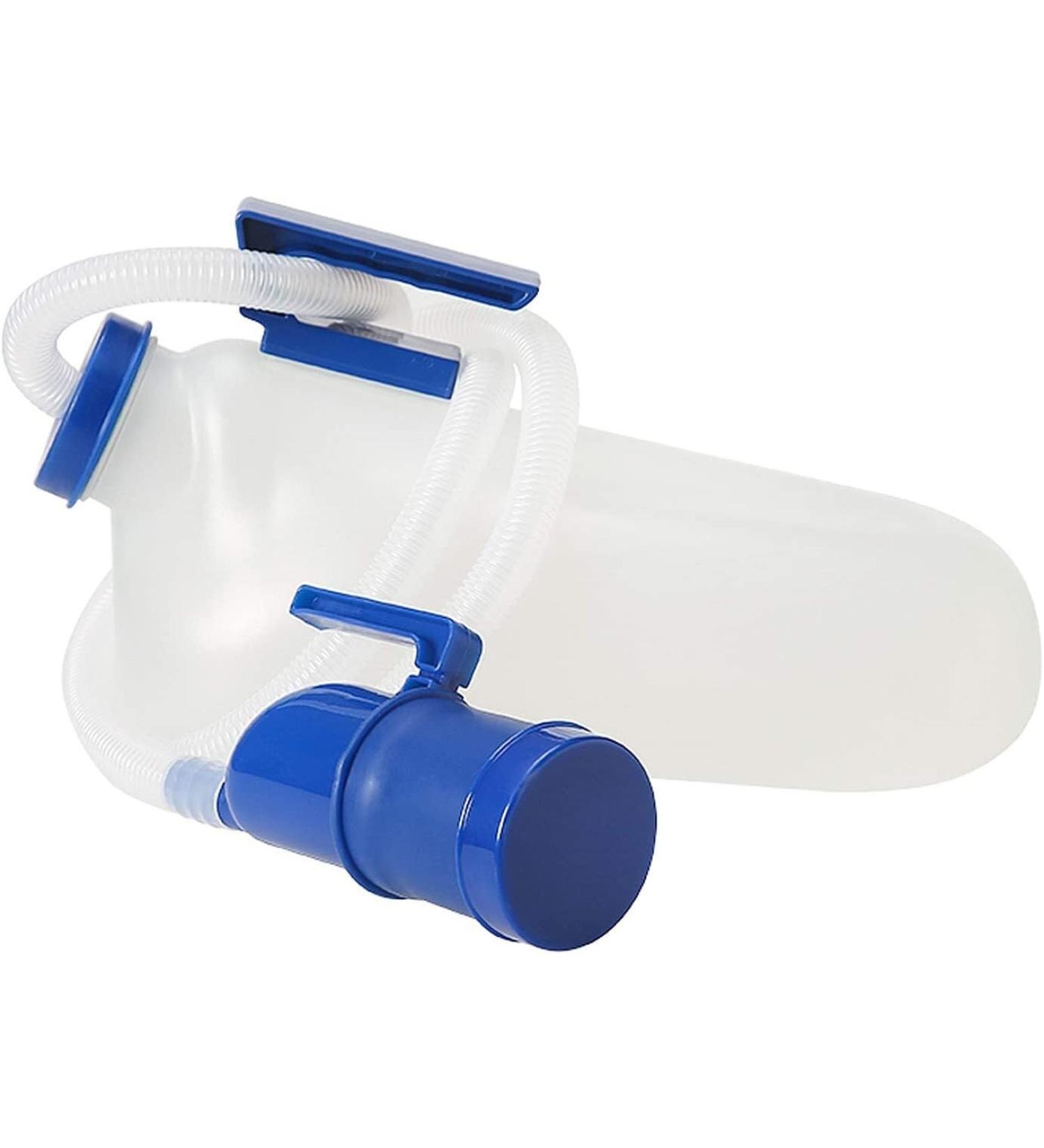 Male Urinal Bottle Camping Toilet Urine Bottle Men's Male Bed Urinal Potty Pee Bottle 3000ML Collector with 1.6M Tube - Buy Online on SooperMarket.com