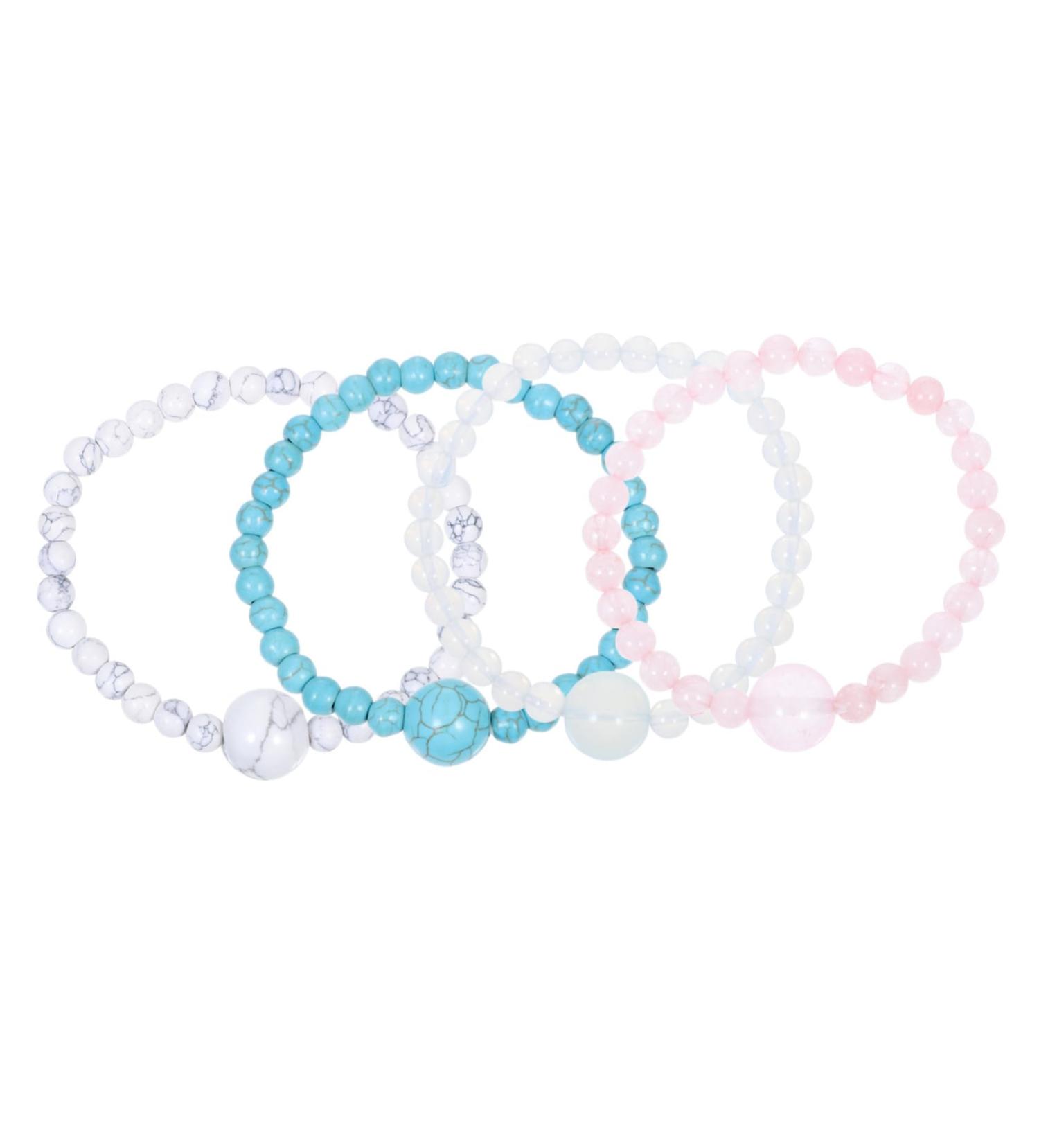 Healeved 4pcs Organic Kelp Anti Motion Sickness Bracelet Set - Adjustable Acupressure Sea Bands for Nausea Relief - Travel Essential - Buy Online on SooperMarket.com