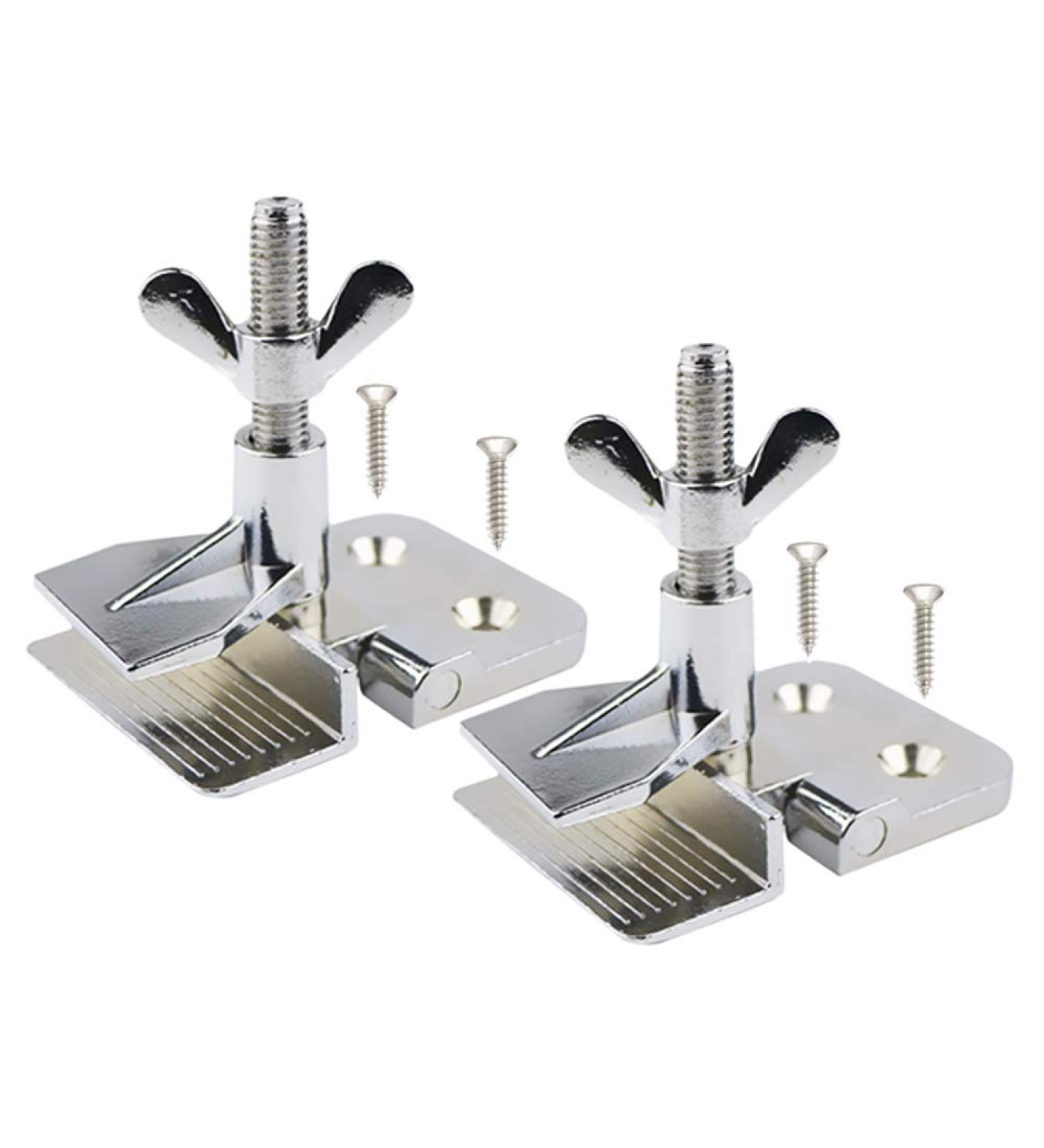 2 Pcs Silk Screen Printing Hinge Clamps - DIY Tool for Fixing Mesh on Frame Machine | 4 Screws Included - Buy Online on SooperMarket.com