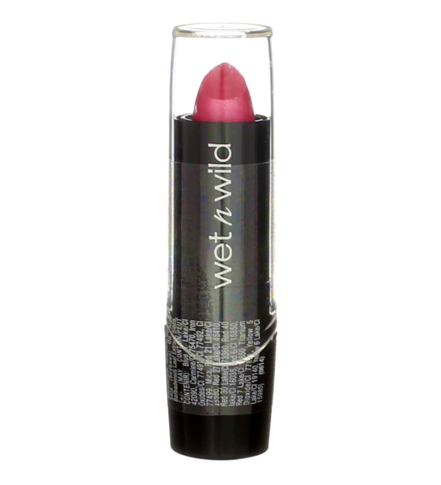 Wet n Wild Beauty Silk Finish Lipstick 504A Pink Ice - Long-Lasting Formula - Buy Online on SooperMarket.com
