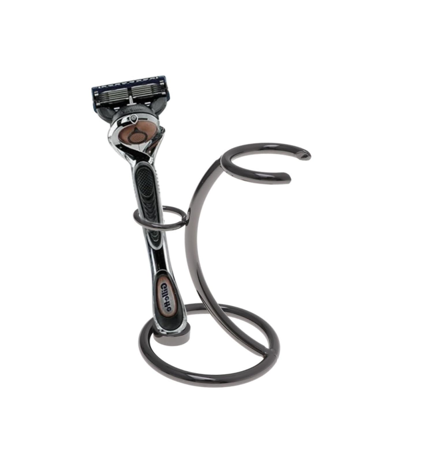 Angoily Manual Razor Stand for Men - Stylish Shaving Brush Holder & Razor Rack Hanger | Ideal for Shaving Set & Accessories | International Shipping Available - Buy Online on SooperMarket.com