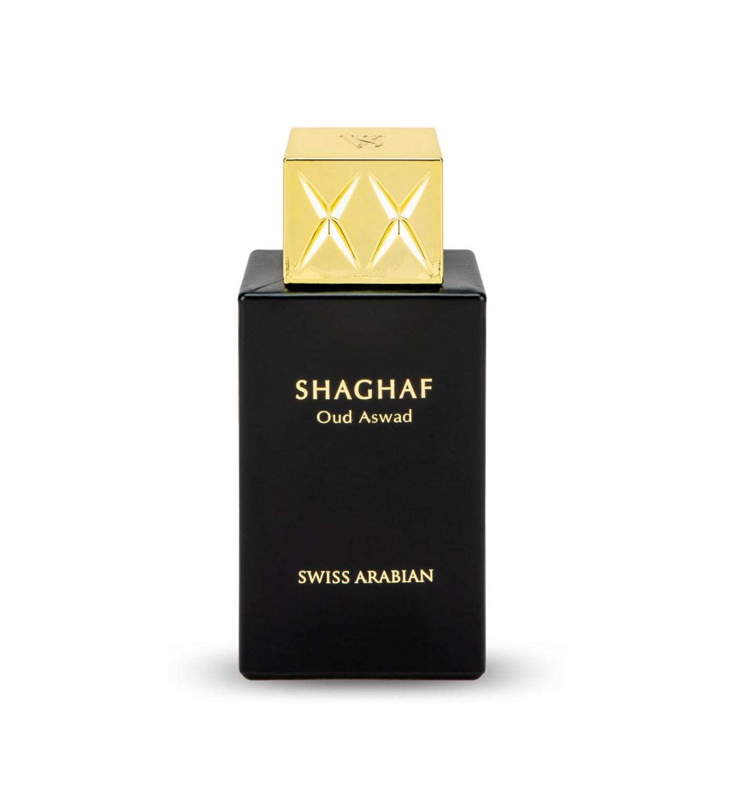 Swiss Arabian Shaghaf Oud Aswad - Luxury Products From Dubai - Long Lasting Personal EDP Spray Fragrance - A Seductive Signature Aroma - 2.5 Oz - Buy Online on SooperMarket.com