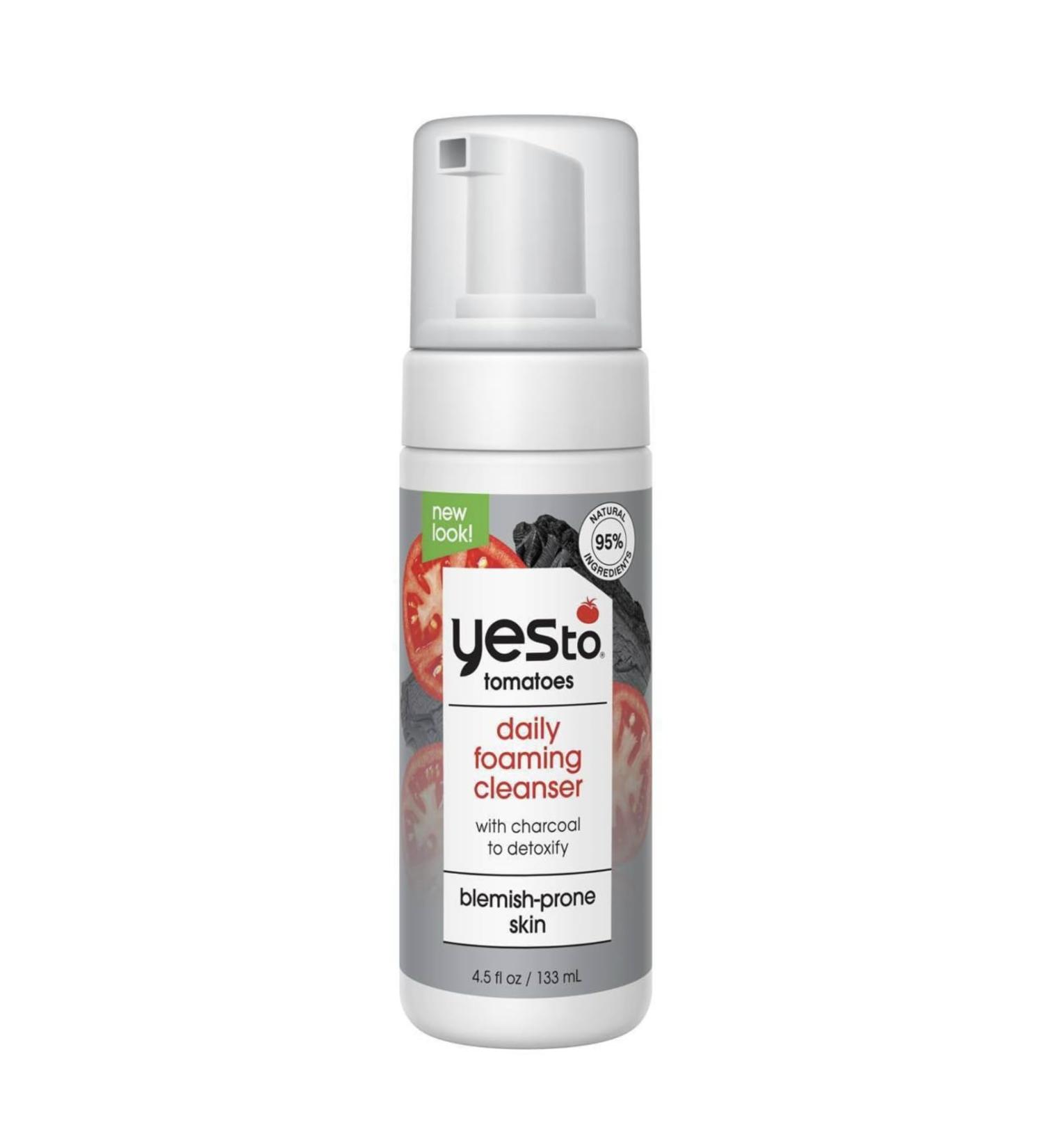 Yes To Tomatoes Anti-Pollution Detoxifying Charcoal Facial Cleanser - 4.5 fl oz | International Shipping Available - Buy Online on SooperMarket.com