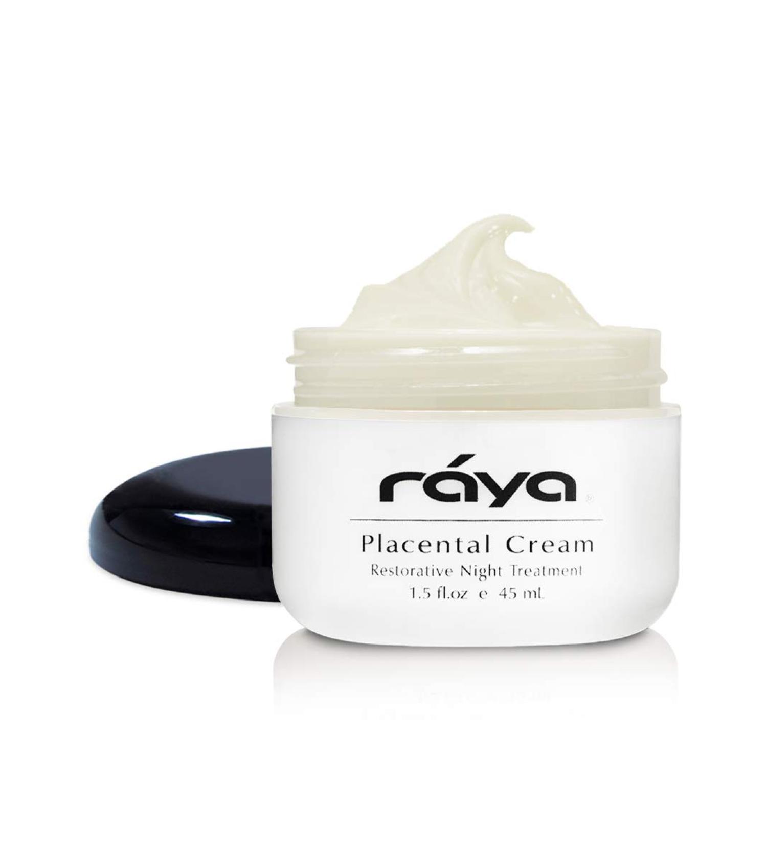 Raya Placental Cream (402) | Restorative Anti-Aging Night Cream for All Skin Types | Minimizes Pores and Calms Inflammation - Buy Online on SooperMarket.com
