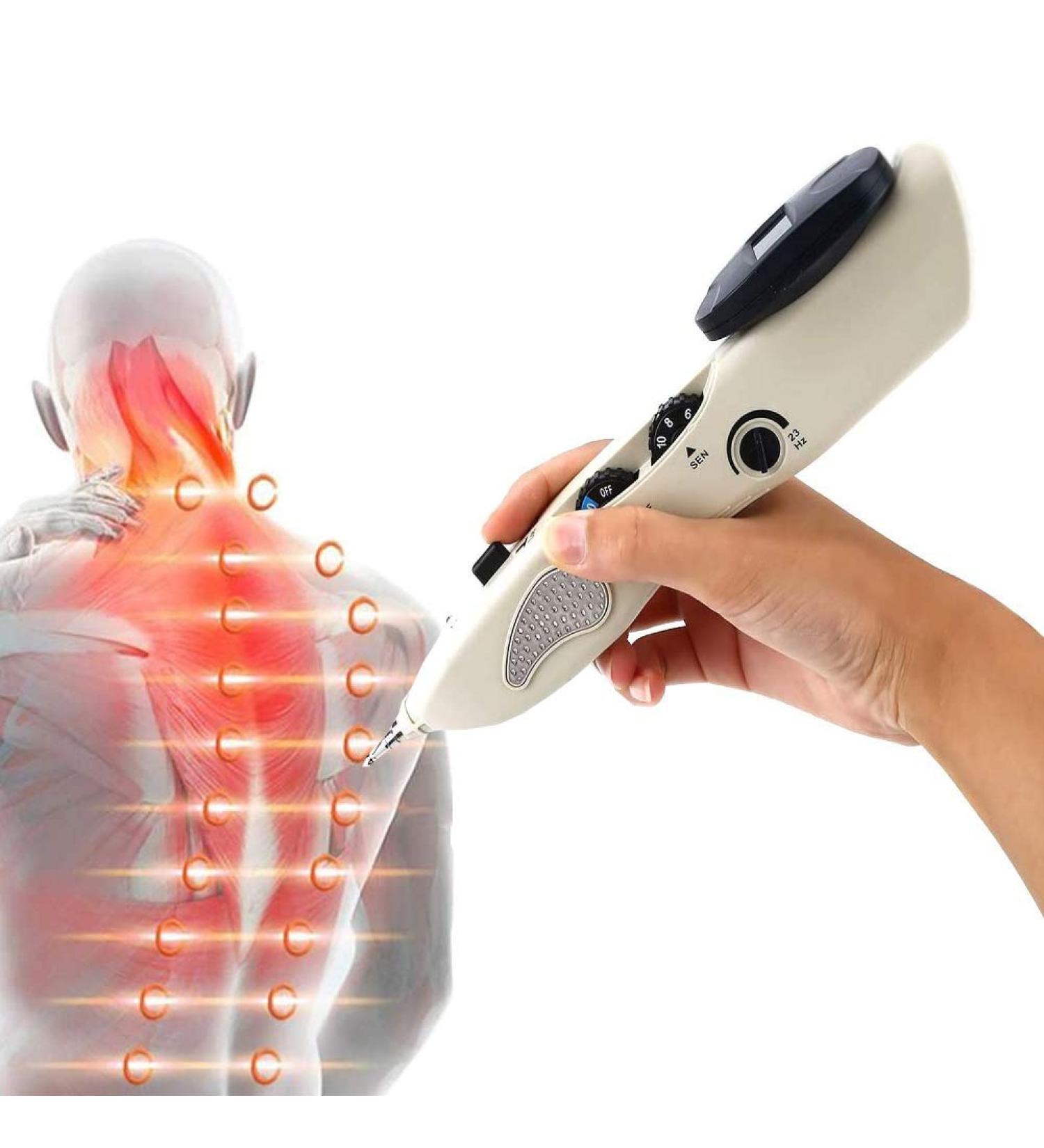 Acupuncture Pen for Pain Relief Electronic Acupuncture Pen Pain Relief Therapy USB Rechargeable Meridian Energy Pulse Laser Acupuncture Pen - Buy Online on SooperMarket.com
