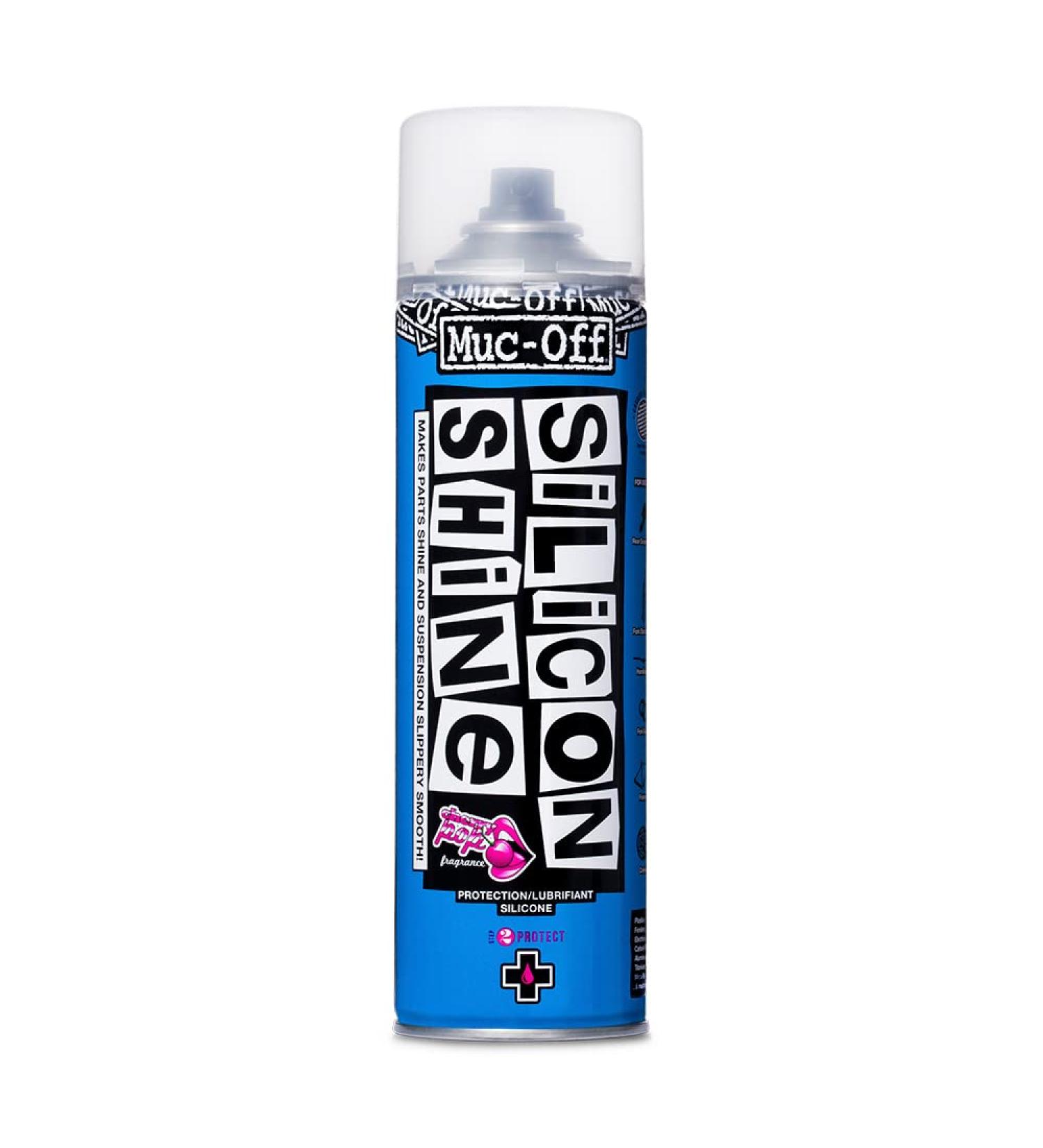 Muc Off Silicon Shine 500ml - Advanced Bicycle Shine Spray for Glossy Finish - Ideal for All Bike Types - Buy Online on SooperMarket.com